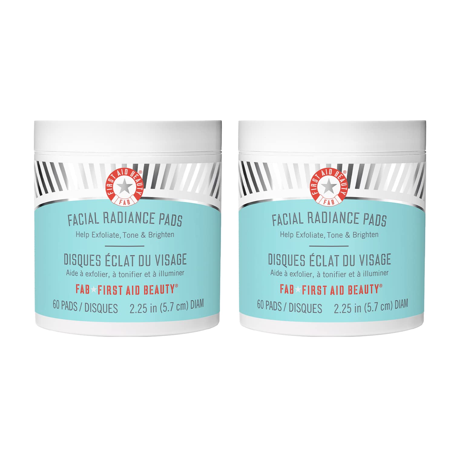 First Aid Beauty Facial Radiance Pads – Glycolic & Lactic Acids for Daily Exfoliation