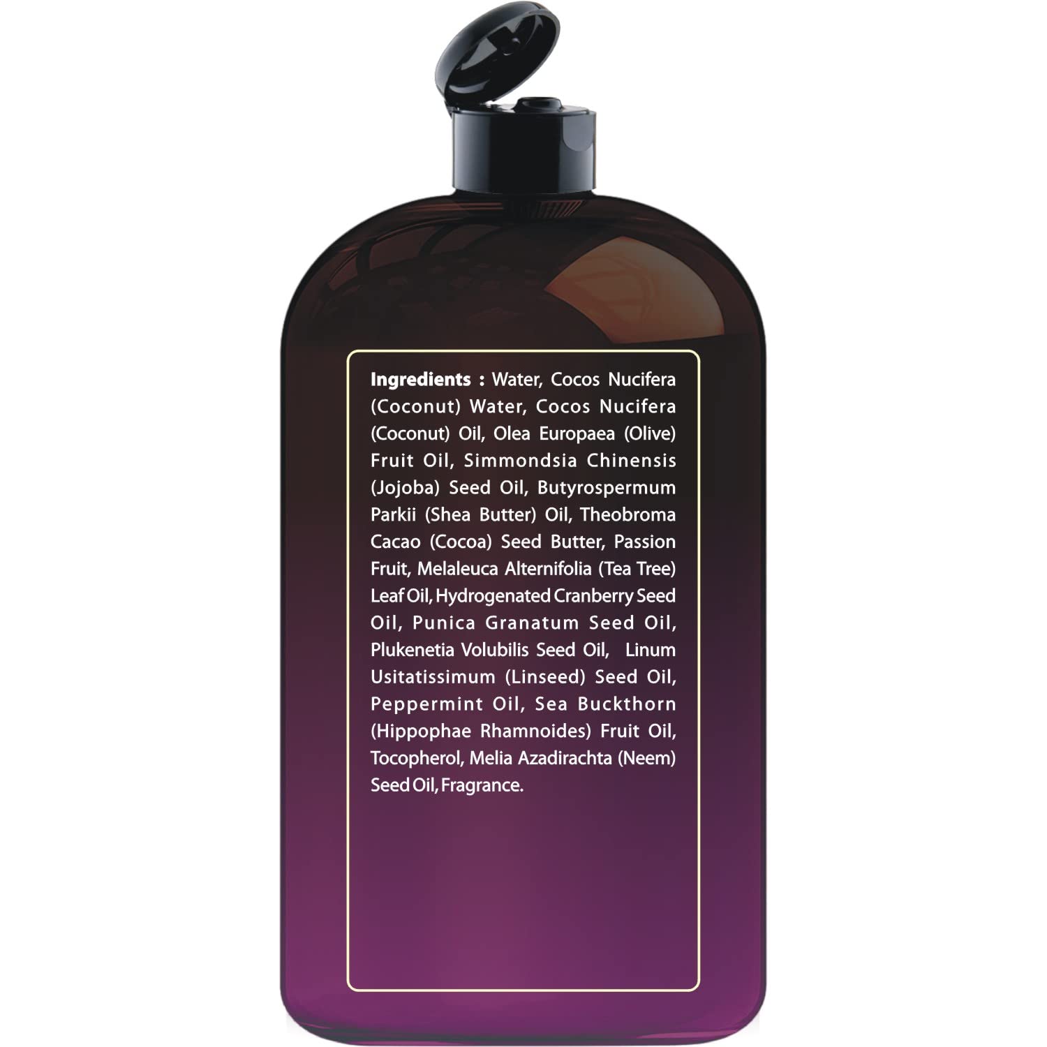 First Botany All Natural Body Wash – Passion Fruit (16 fl oz) | Gentle, Antioxidant-Rich Shower Gel