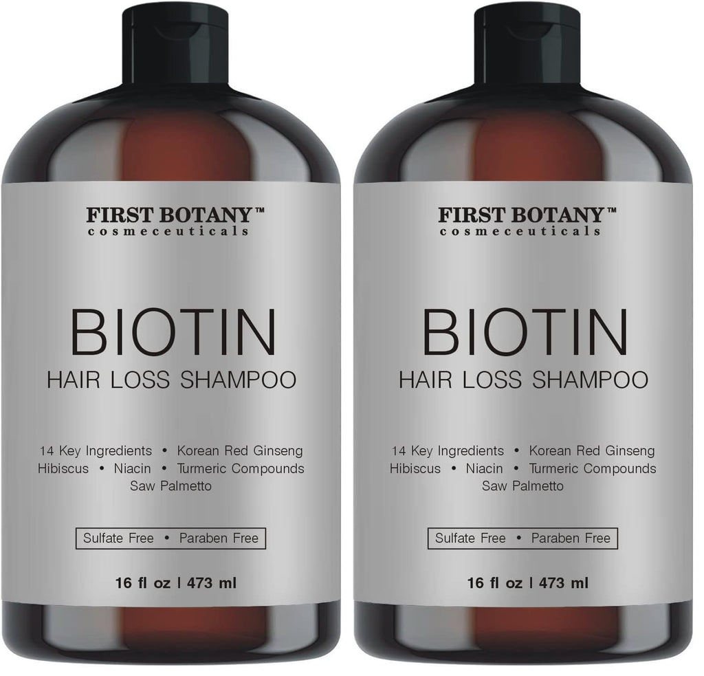 First Botany Cosmeceuticals Hair Regrowth Shampoo – DHT Blockers, Hydration & Volume (Pack of 2)