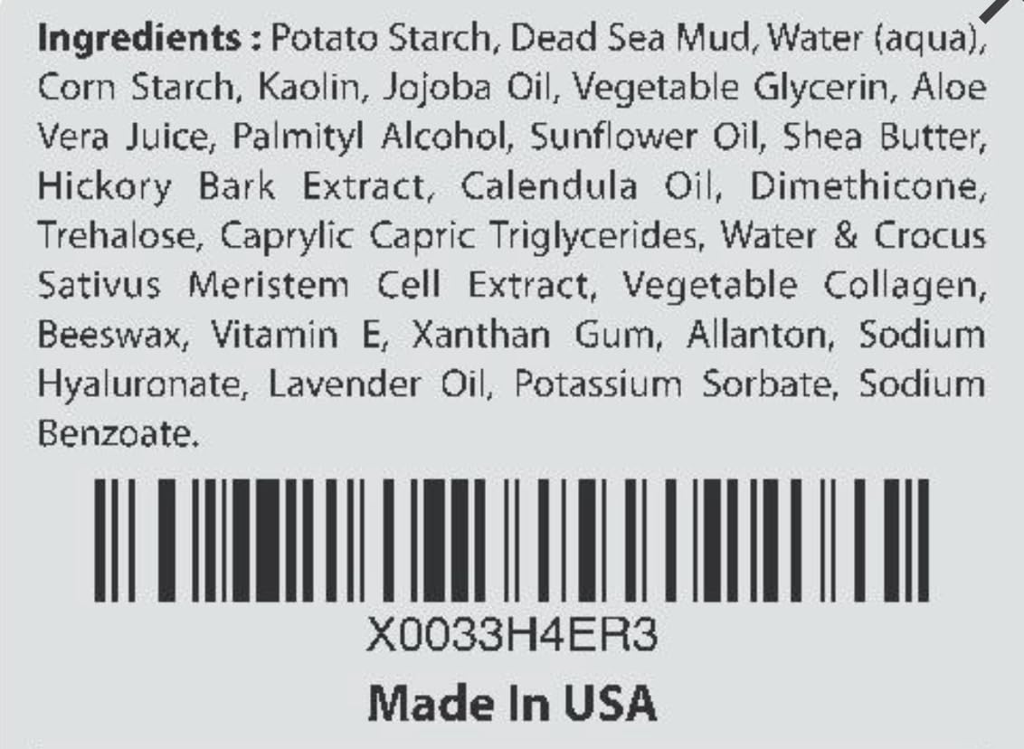 First Botany Dead Sea Mud Mask 8.8oz – Mineral-Infused Facial Treatment for Pores & Aging