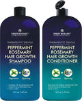 First Botany Peppermint Rosemary Hair Regrowth Shampoo & Conditioner Set – Daily Hydration & Detox