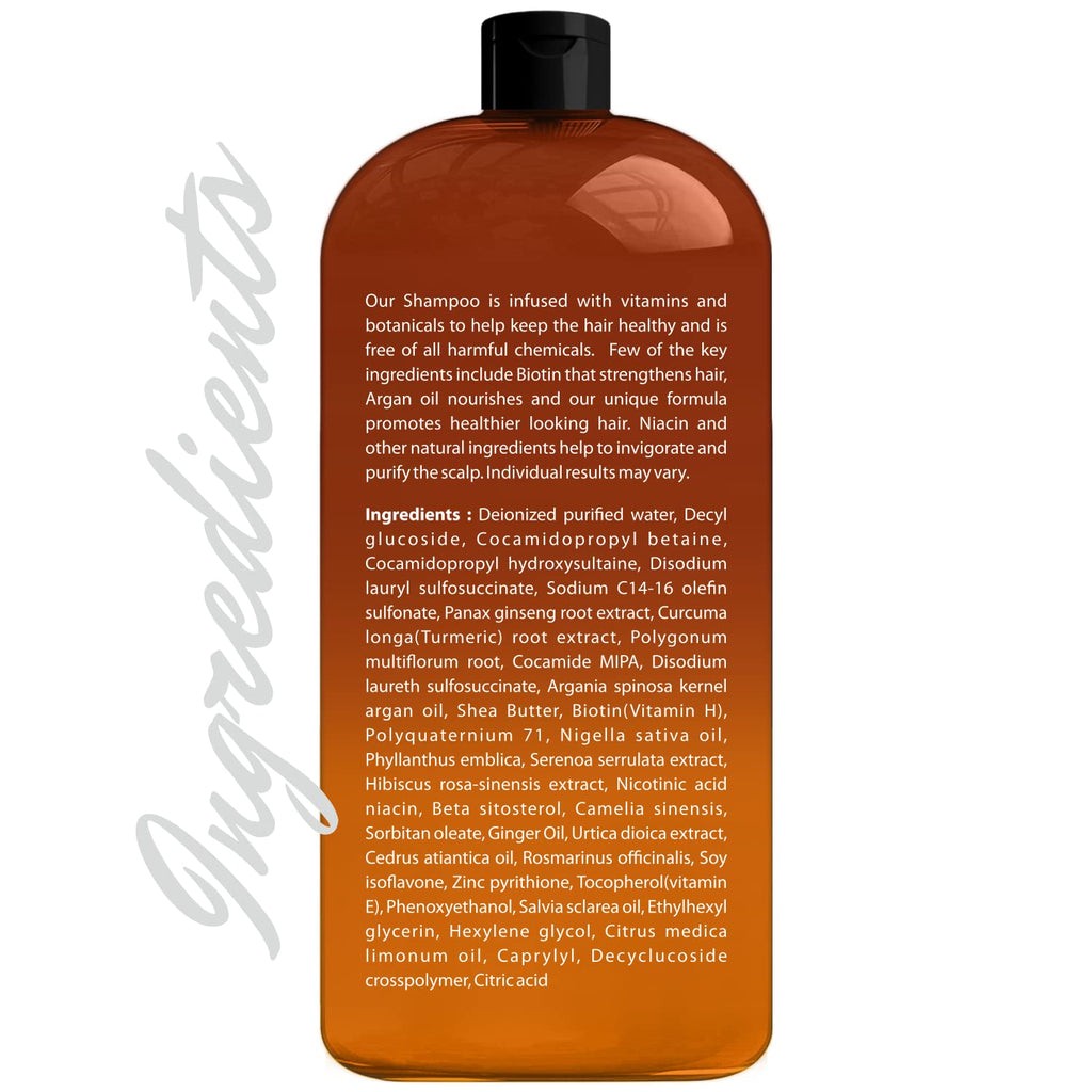 First Botany Anti Hair Loss Shampoo with DHT Blockers – 16 oz (Pack of 2)
