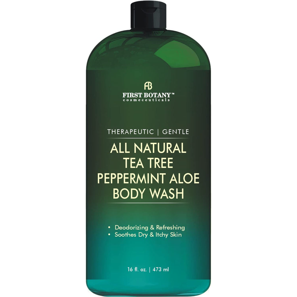 First Botany ALL Natural Tea Tree Mint Body Wash – 16 oz