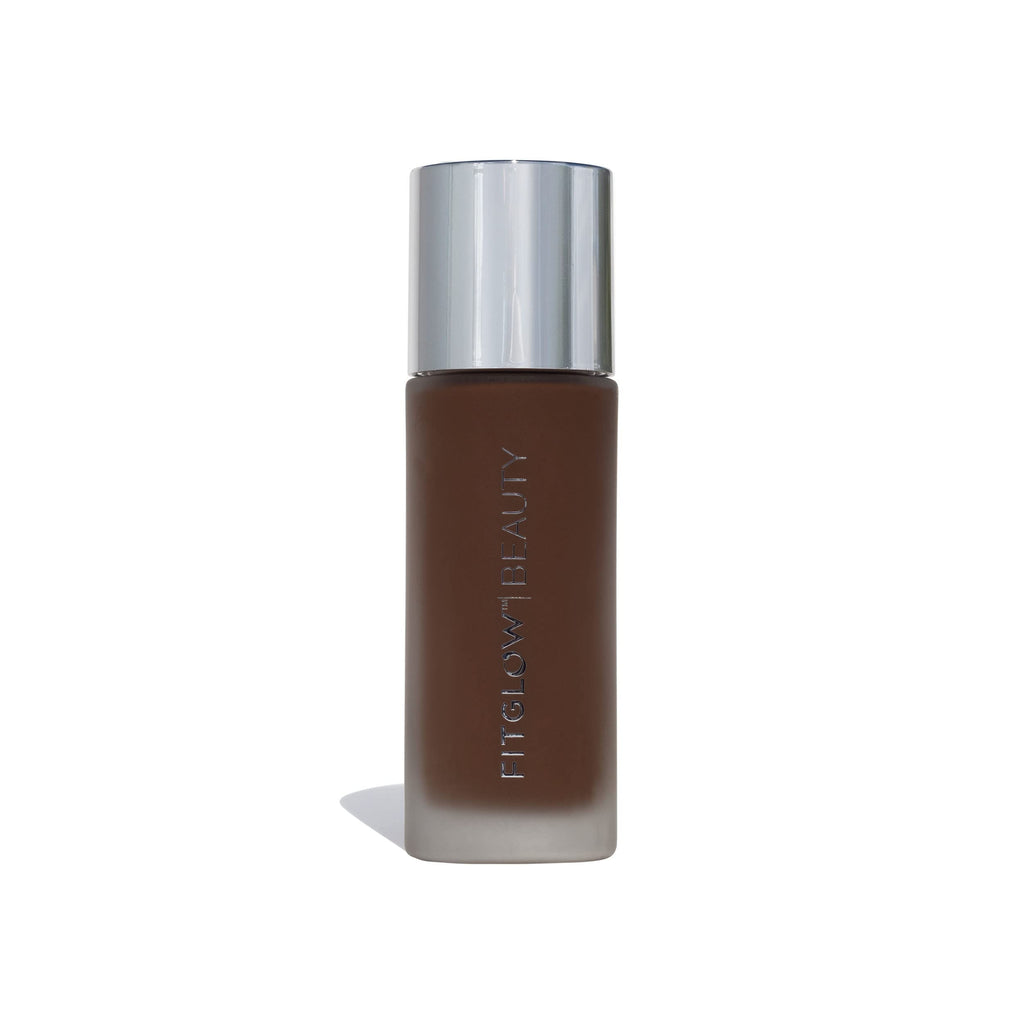 Fitglow Beauty Foundation+ | Vegan Skin-Treating Foundation with Peptides & Plant Collagen | Buildable Coverage F8