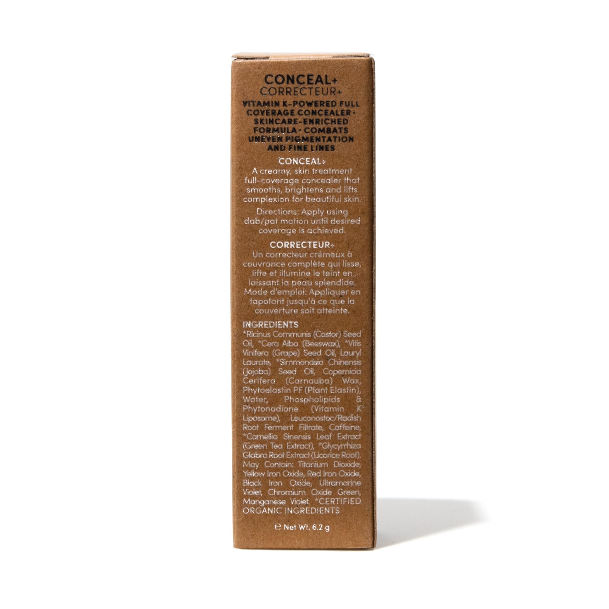 Fitglow Beauty Conceal+ | Vegan Full-Coverage Concealer with Vitamin K + Green Tea