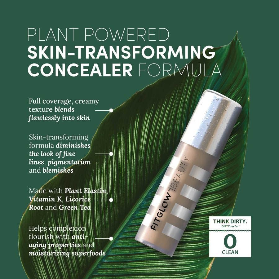 Fitglow Beauty Conceal+ – Vegan Full-Coverage Concealer Skincare by FITGLOW