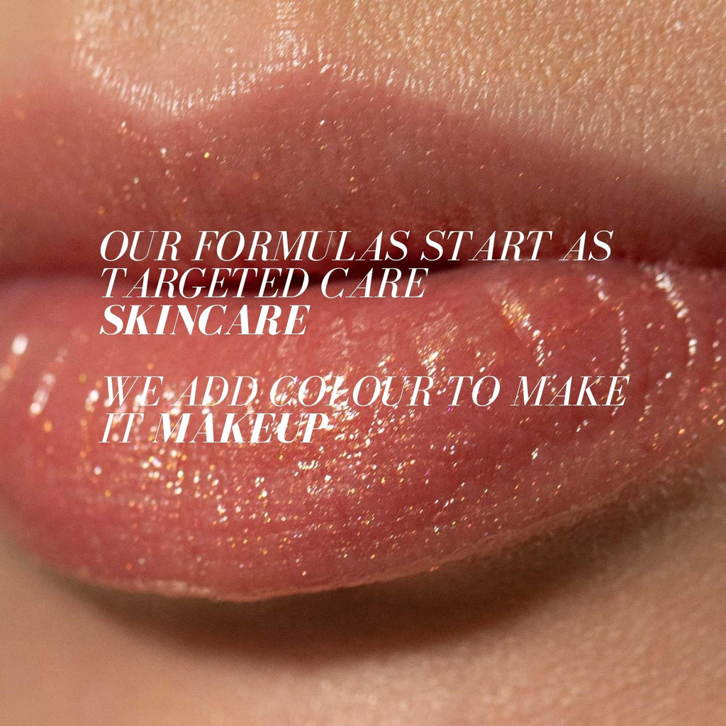 FITGLOW Beauty Lip Colour Serum Rosé | Hydrating Lip Gloss with Collagen & Pomegranate Sterols