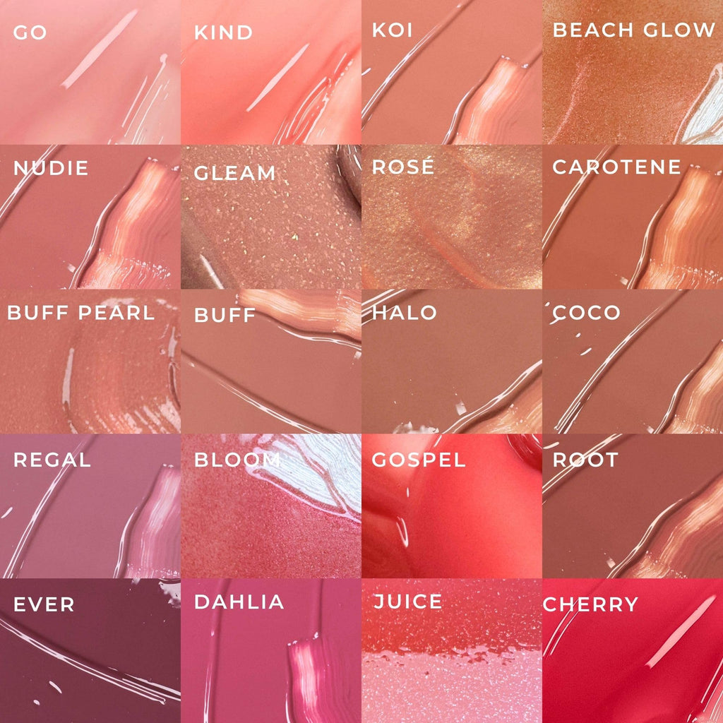 FITGLOW Beauty Lip Colour Serum Rosé | Hydrating Lip Gloss with Collagen & Pomegranate Sterols