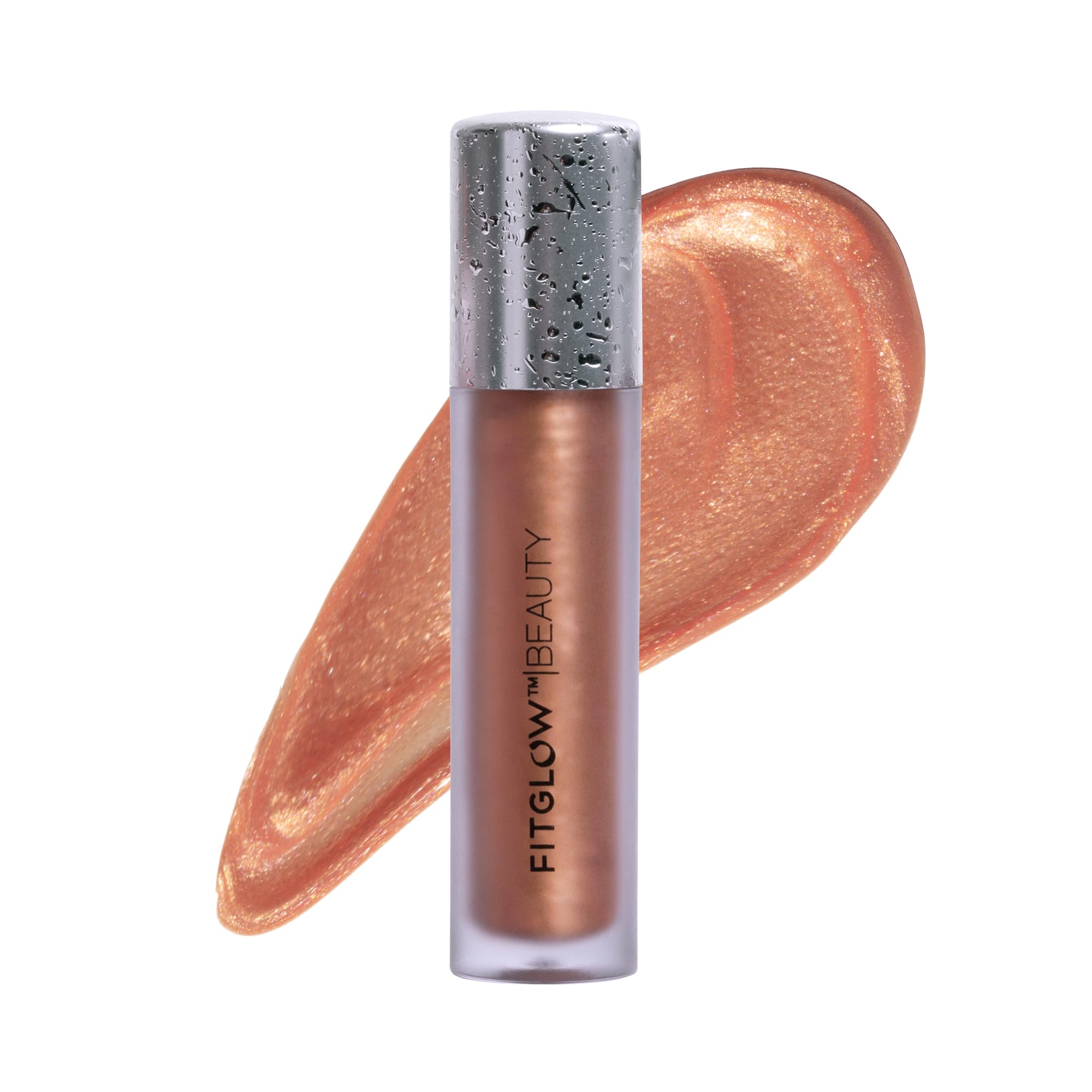 FITGLOW Beauty Lip Colour Serum Rosé | Hydrating Lip Gloss with Collagen & Pomegranate Sterols