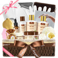 FIUMOT Valentines Day Gift Basket – 21-Piece Coconut Vanilla Spa Set for Women