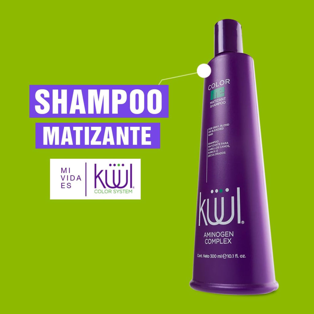 Five Brothers Kuuul Purple Shampoo 33.81 oz | Toning Shampoo for Gray, Blond & Bleached Hair