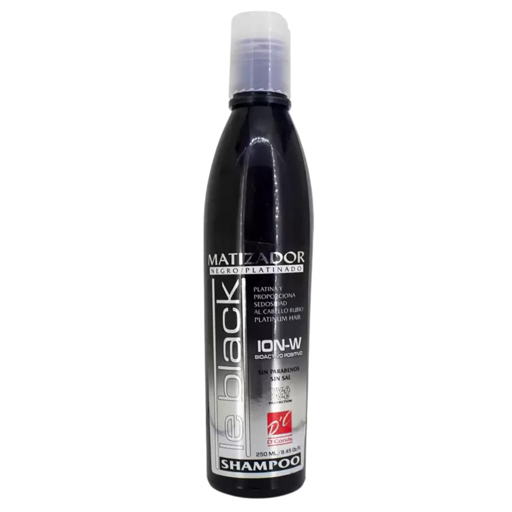 Five Brothers Le Black Purple Toning Shampoo – Neutralize Brassiness in Blonde Hair, 8.45 fl oz