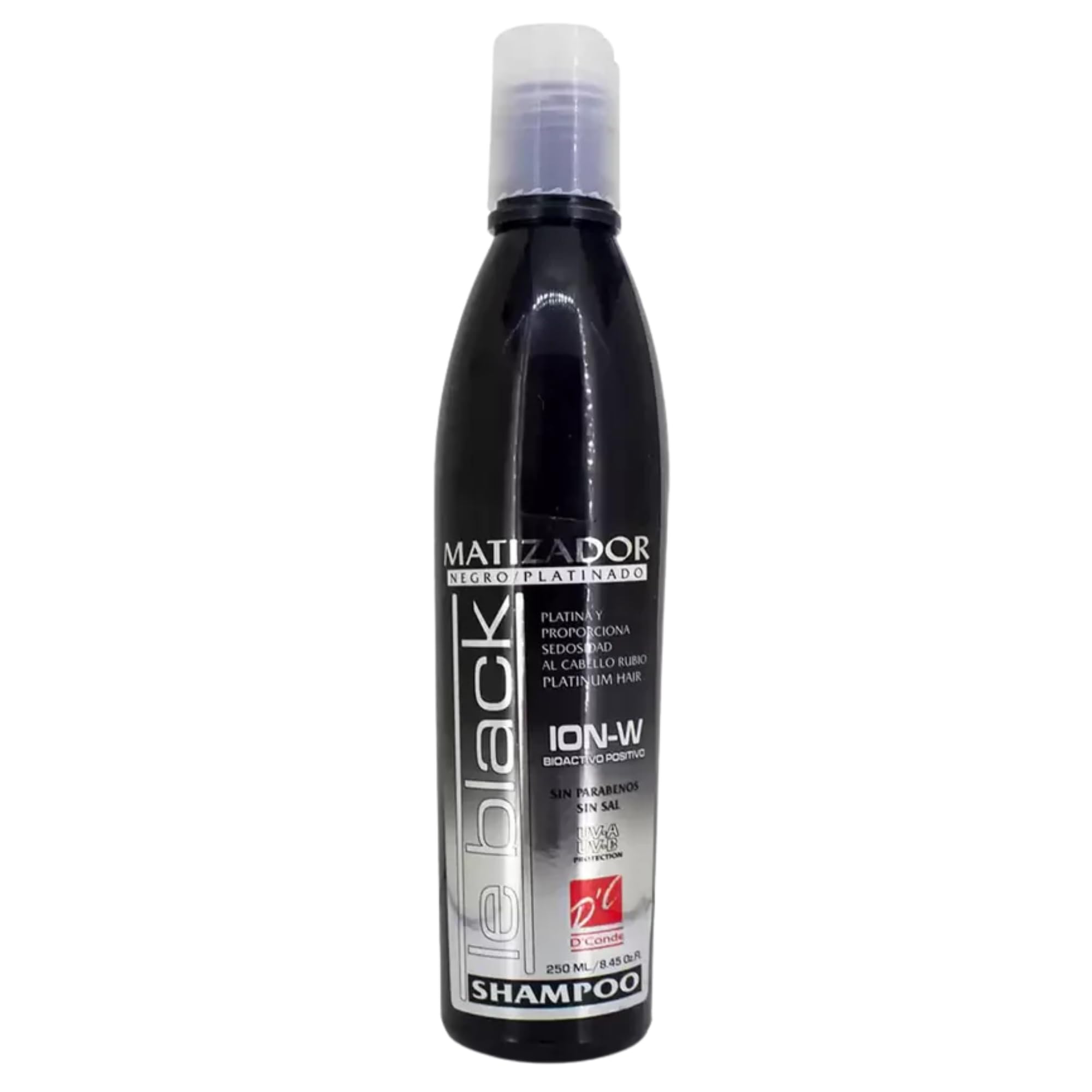 Five Brothers Le Black Purple Toning Shampoo – Neutralize Brassiness in Blonde Hair, 8.45 fl oz