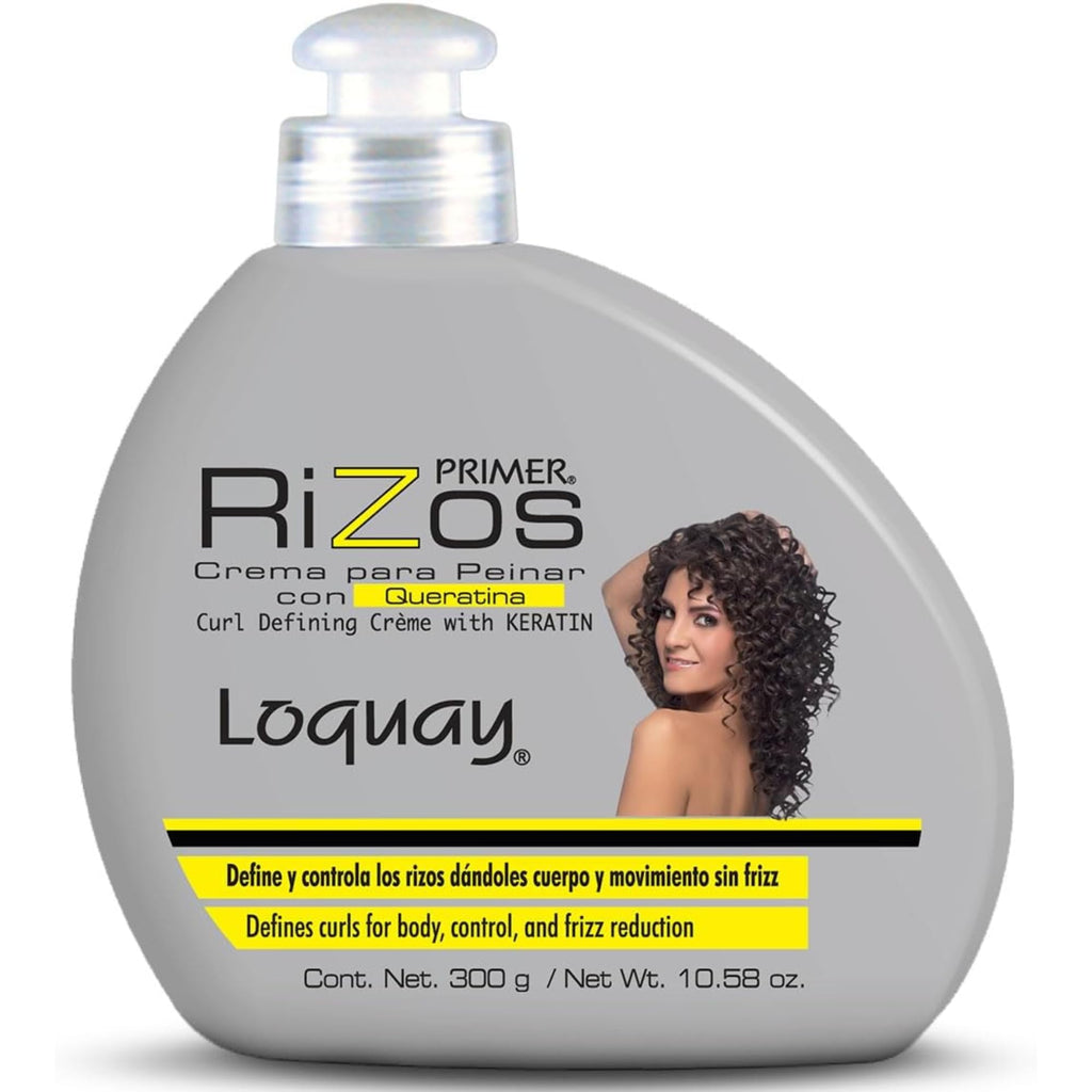 Five Brothers Loquay Keratin Hair Cream 10.58 oz - Curl Definition & Frizz Control