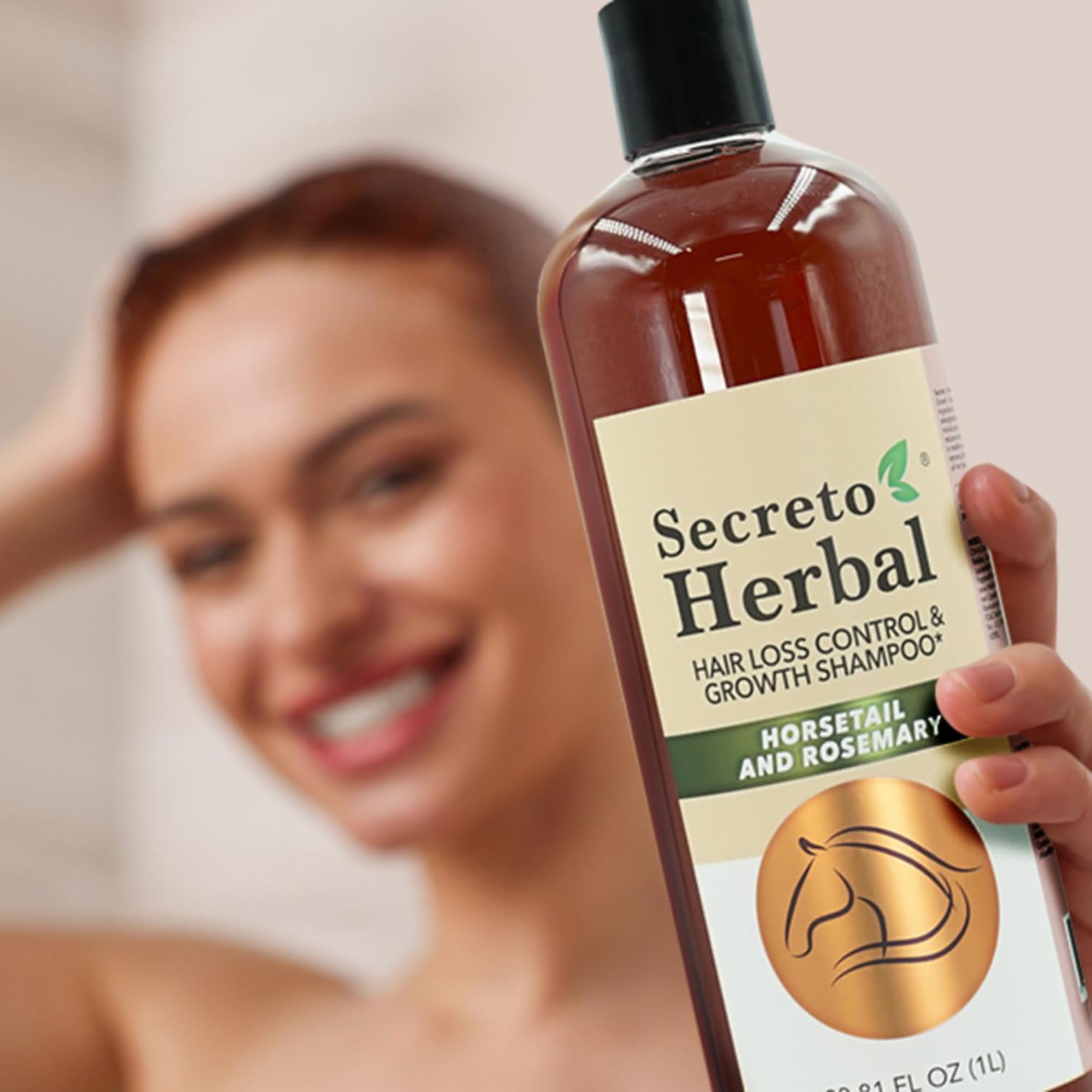 Five Brothers Products Secreto Herbal Hair Growth Shampoo – Horsetail & Rosemary, Revitalized Hair, 33.81 fl oz