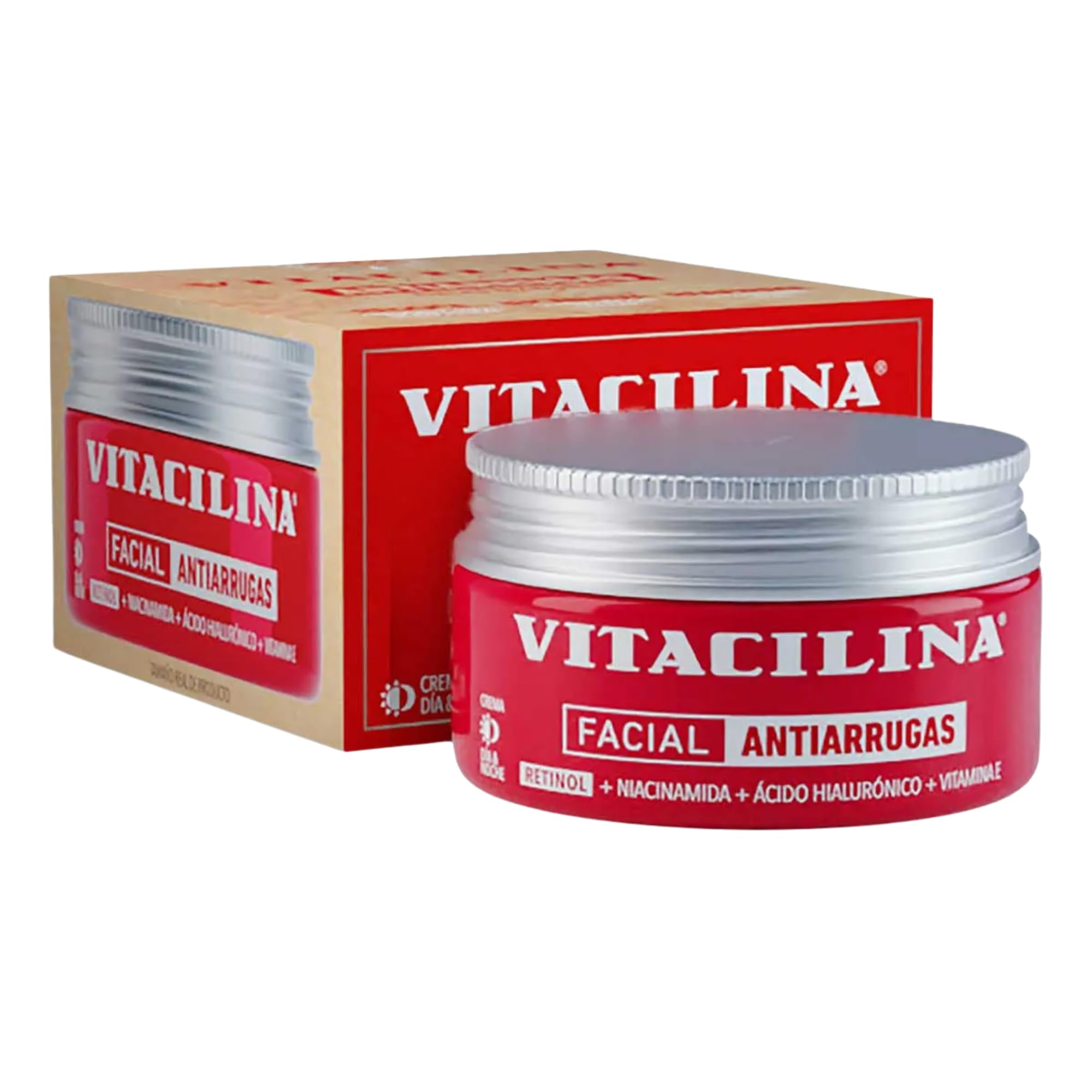 Five Brothers Vitacilin Face Cream – Retinol, Niacinamide, Hyaluronic Acid & Vitamin E | 3.5 oz