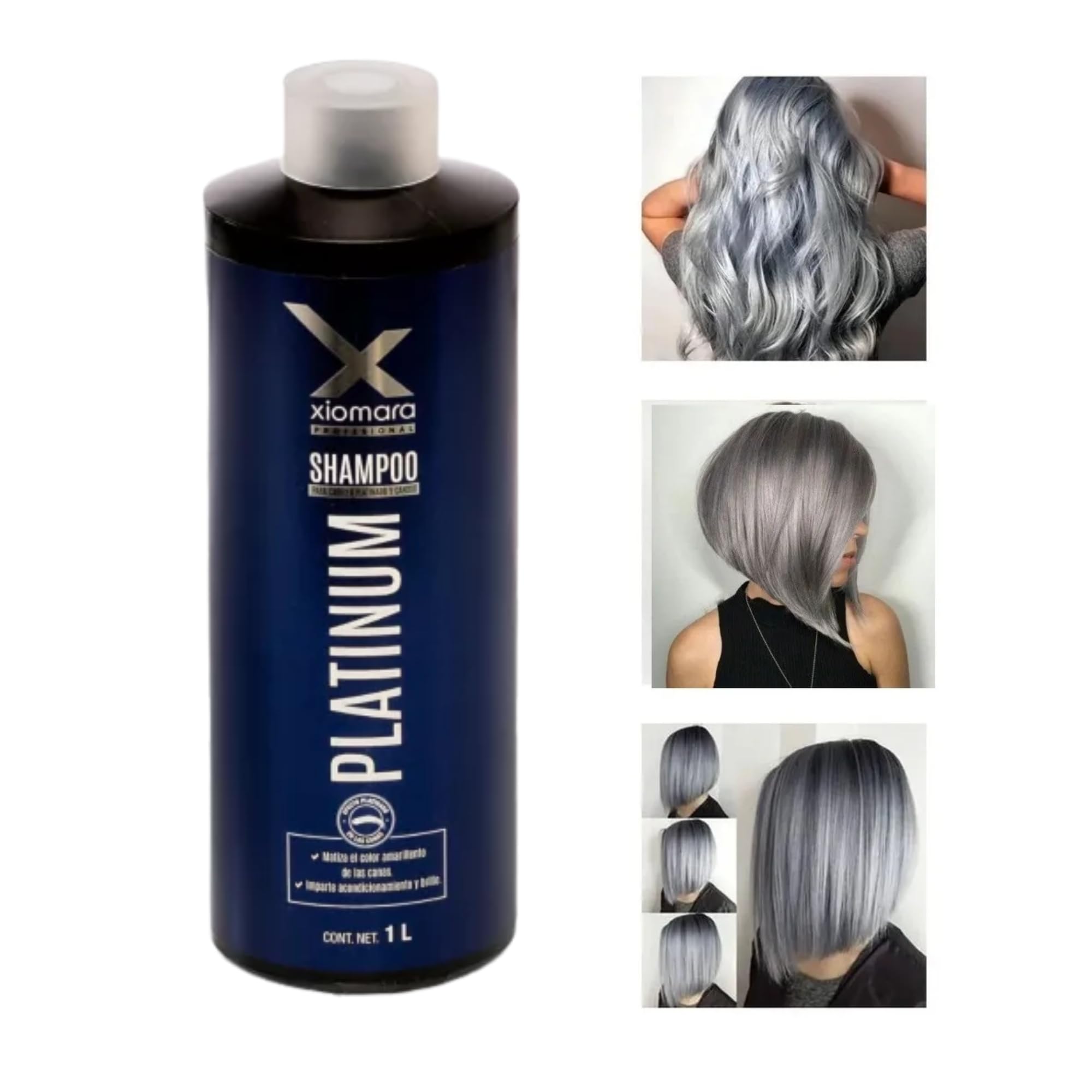 Five Brothers Xiomara Shampoo – Blonde Toner for Brassy Hair, 33.8 oz