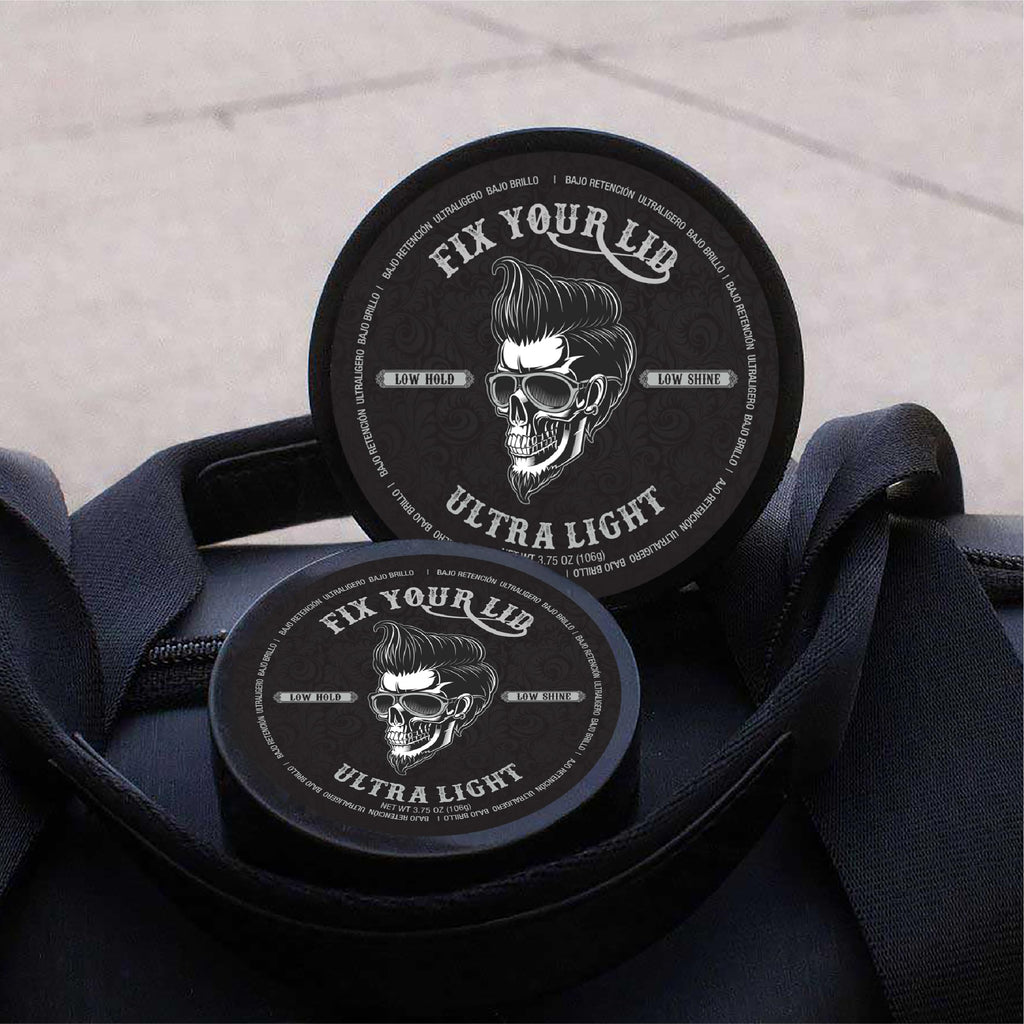Fix Your Lid Ultra Light Pomade for Men – Water-Based, Low Hold & Low Shine, 3.75 oz