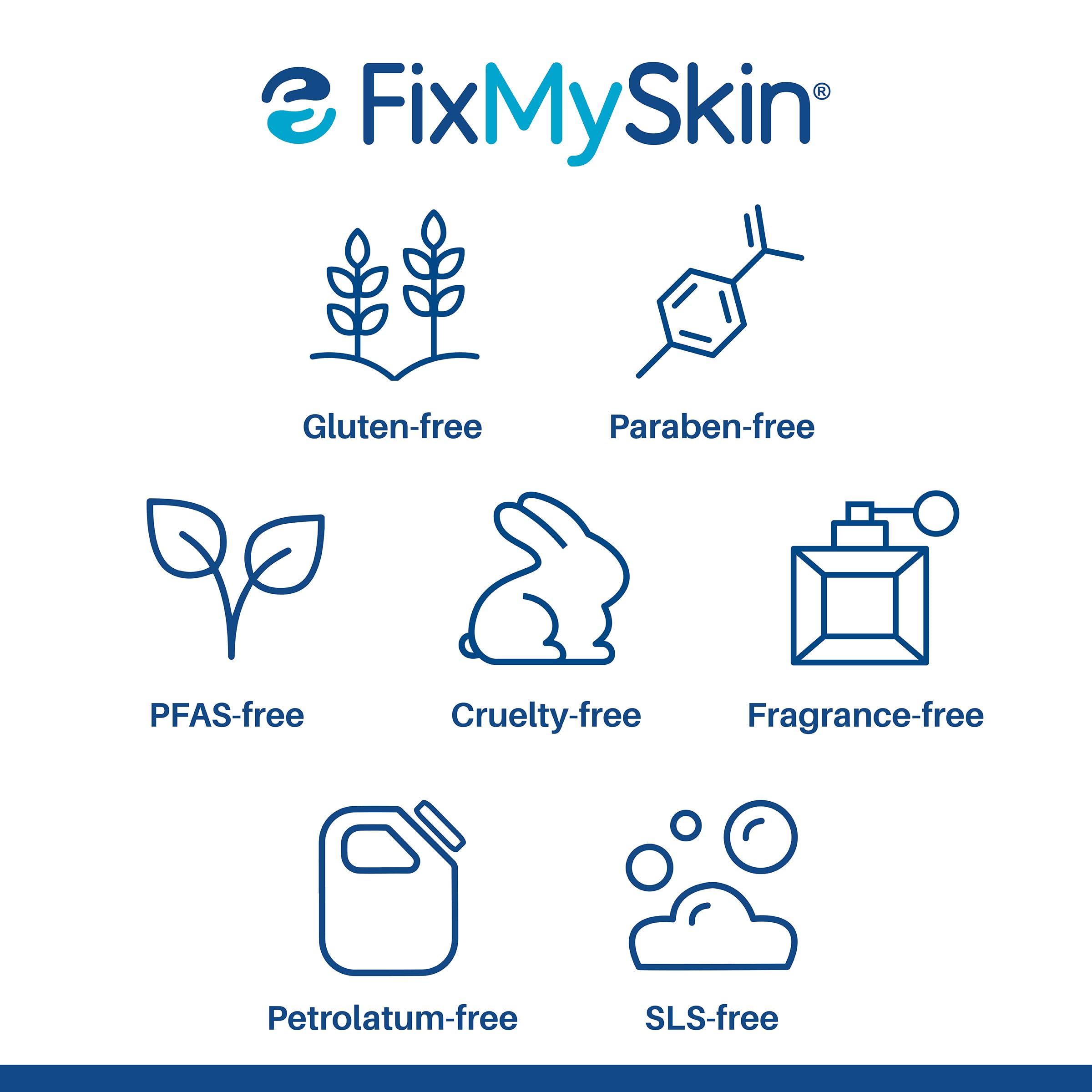 FixMySkin 1% Hydrocortisone Healing Lip Balm, Unflavored – 0.15 oz