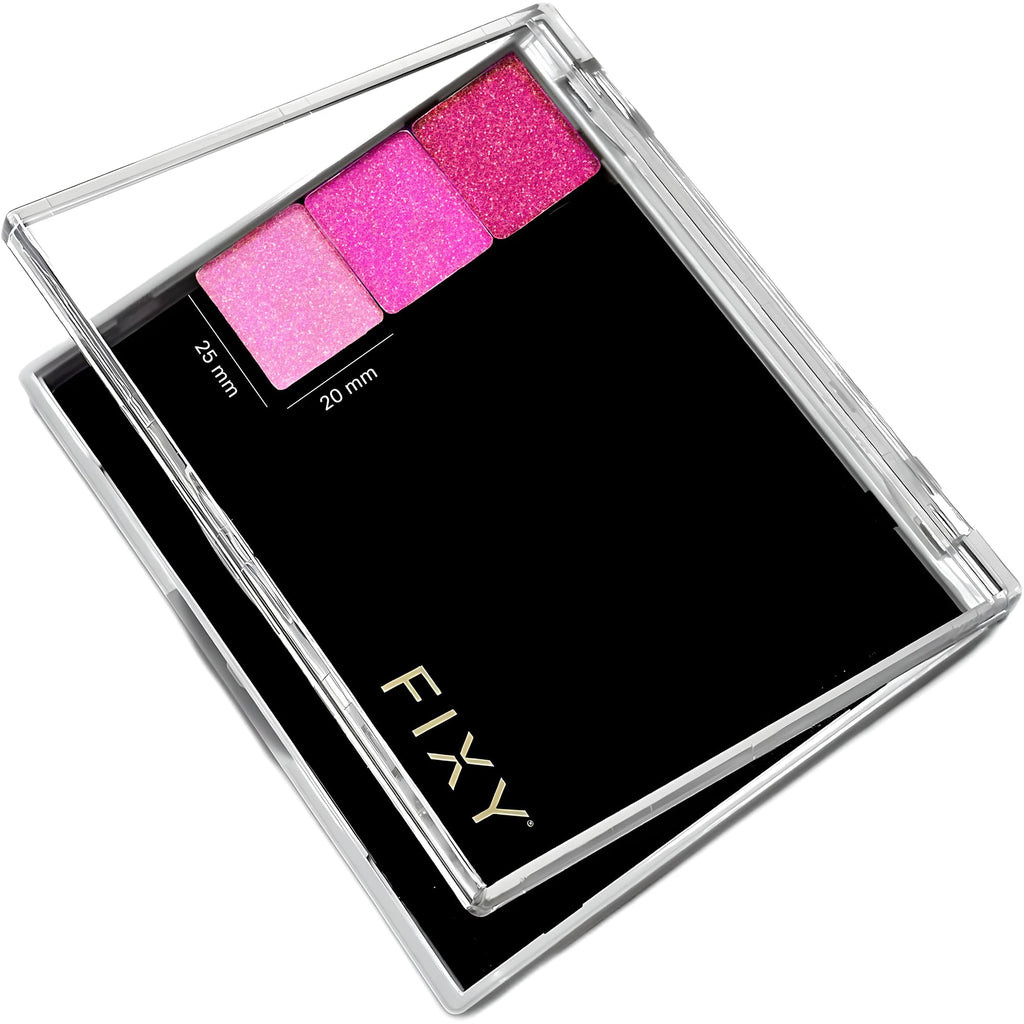 FIXY Extra Small Magnetic Makeup Palette — Clear-Top Organizer for Travel & Customizable Storage