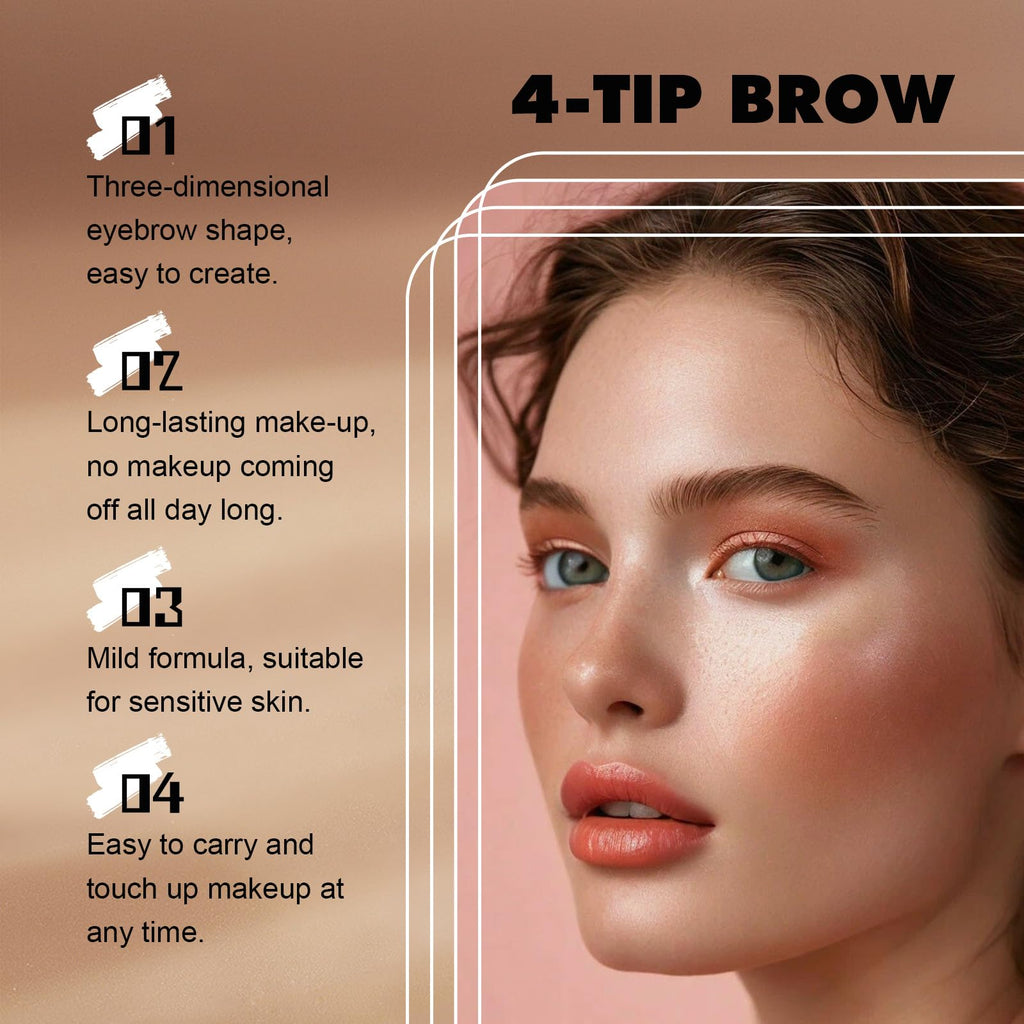 FIZYSKOE 3D Microblading Eyebrow Pencil – Waterproof, Fine Tip Taupe (2pc)