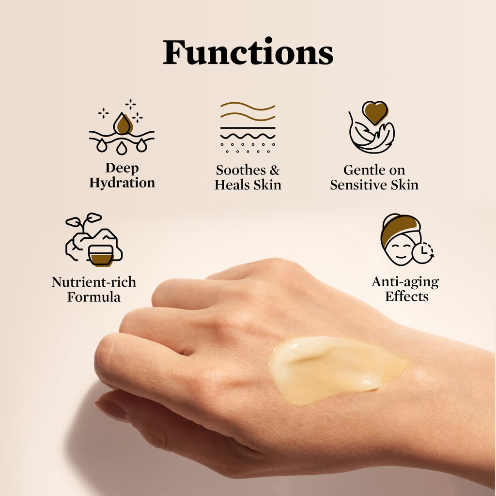 FJALLUFT Tallow Face Moisturizer for Women – Grass-Fed Beef Tallow, Manuka Honey & Olive Oil