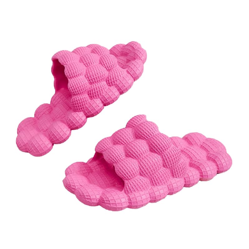 FJPTREN Massage Bubble Slippers – Non-Slip Quick-Dry Spa Slides for Women & Men