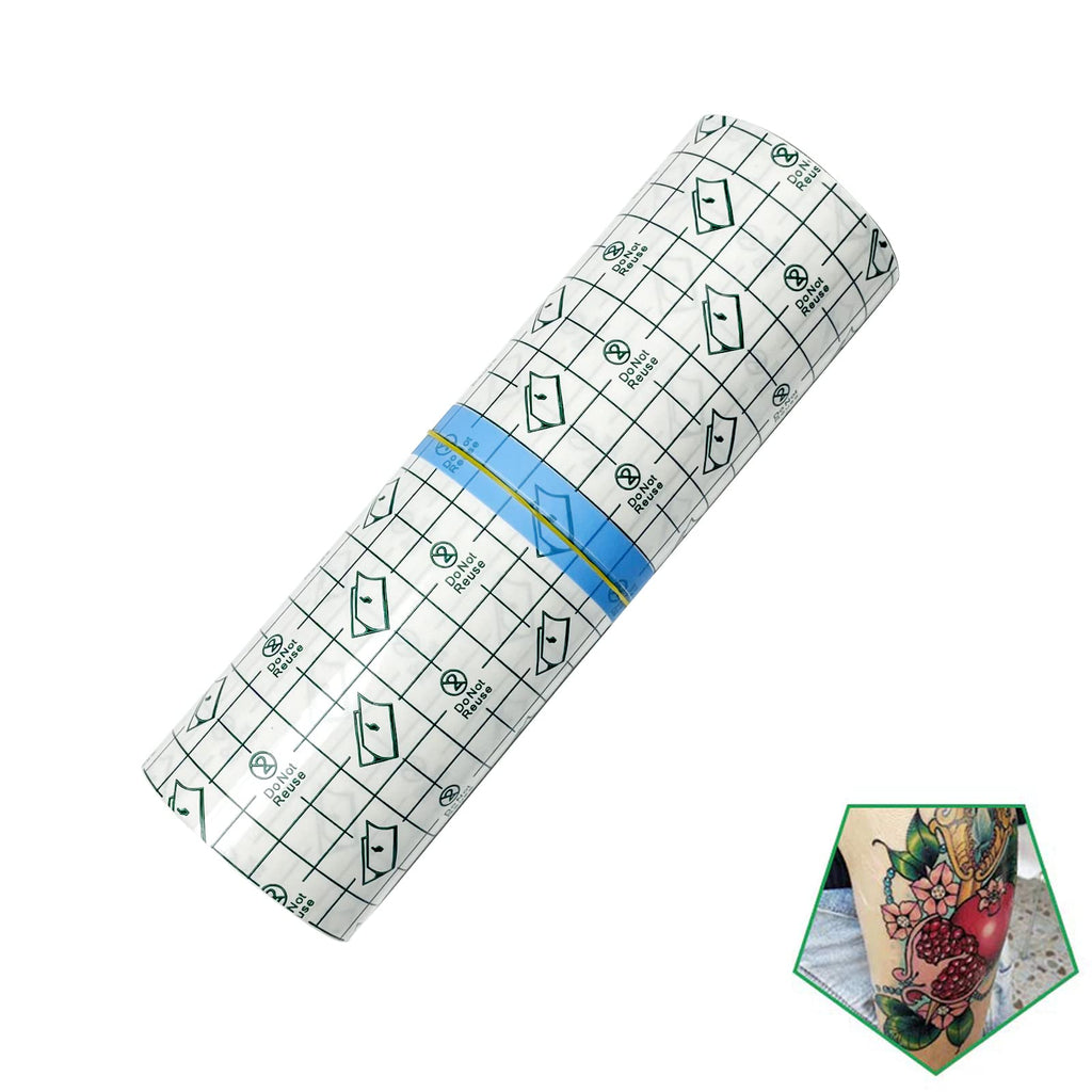 Flatoedu Tattoo Aftercare Bandage Roll 8x10 – Waterproof Transparent Film