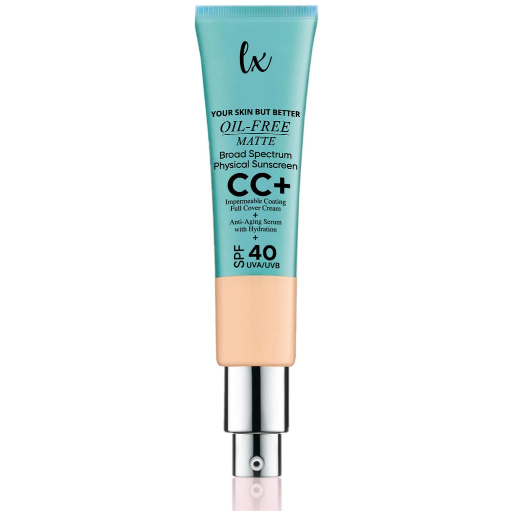 Flawless Radiance By Luxe Blend LX Blend CC+ Cream Oil Free Matte SPF 40 Light