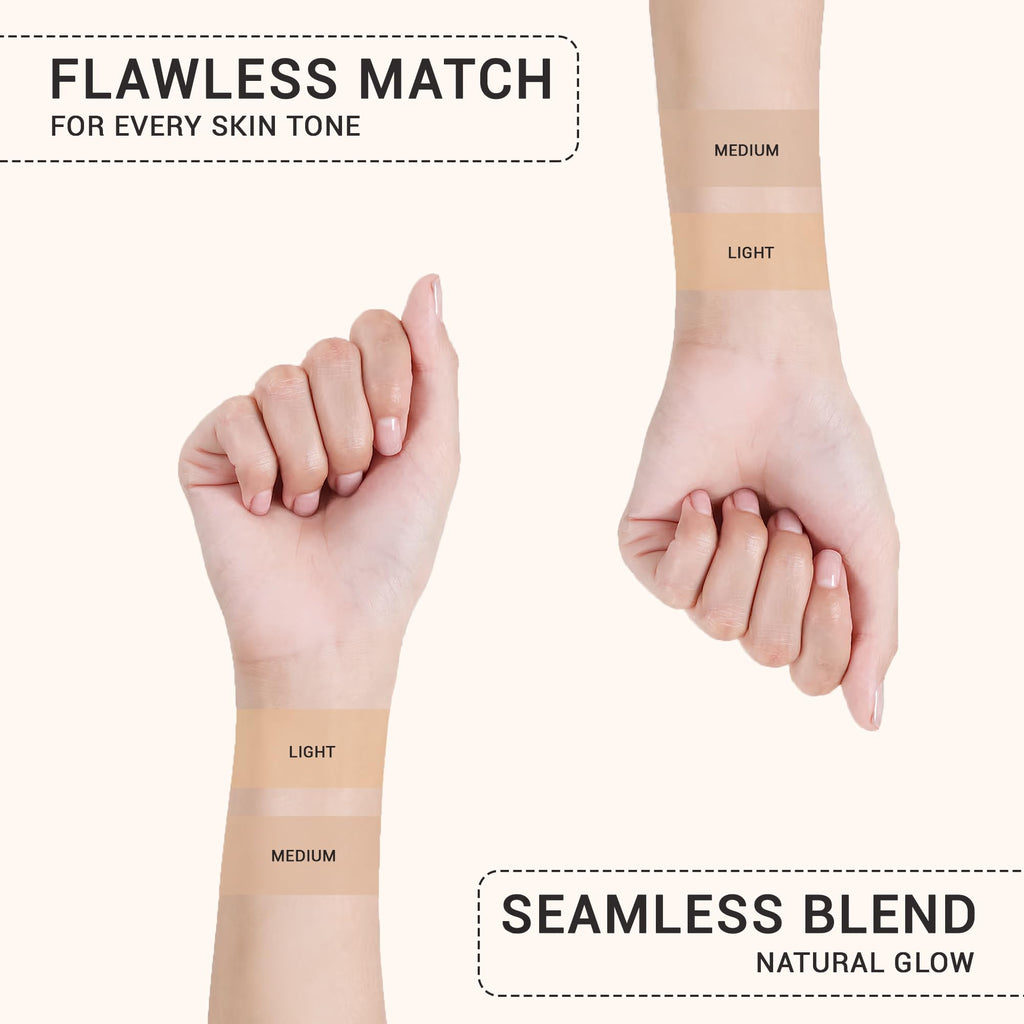 Flawless Radiance By Luxe Blend Lx Blend Bye Bye Foundation Oil-Free Matte Coverage Moisturizer SPF 50 (Light) 1 oz