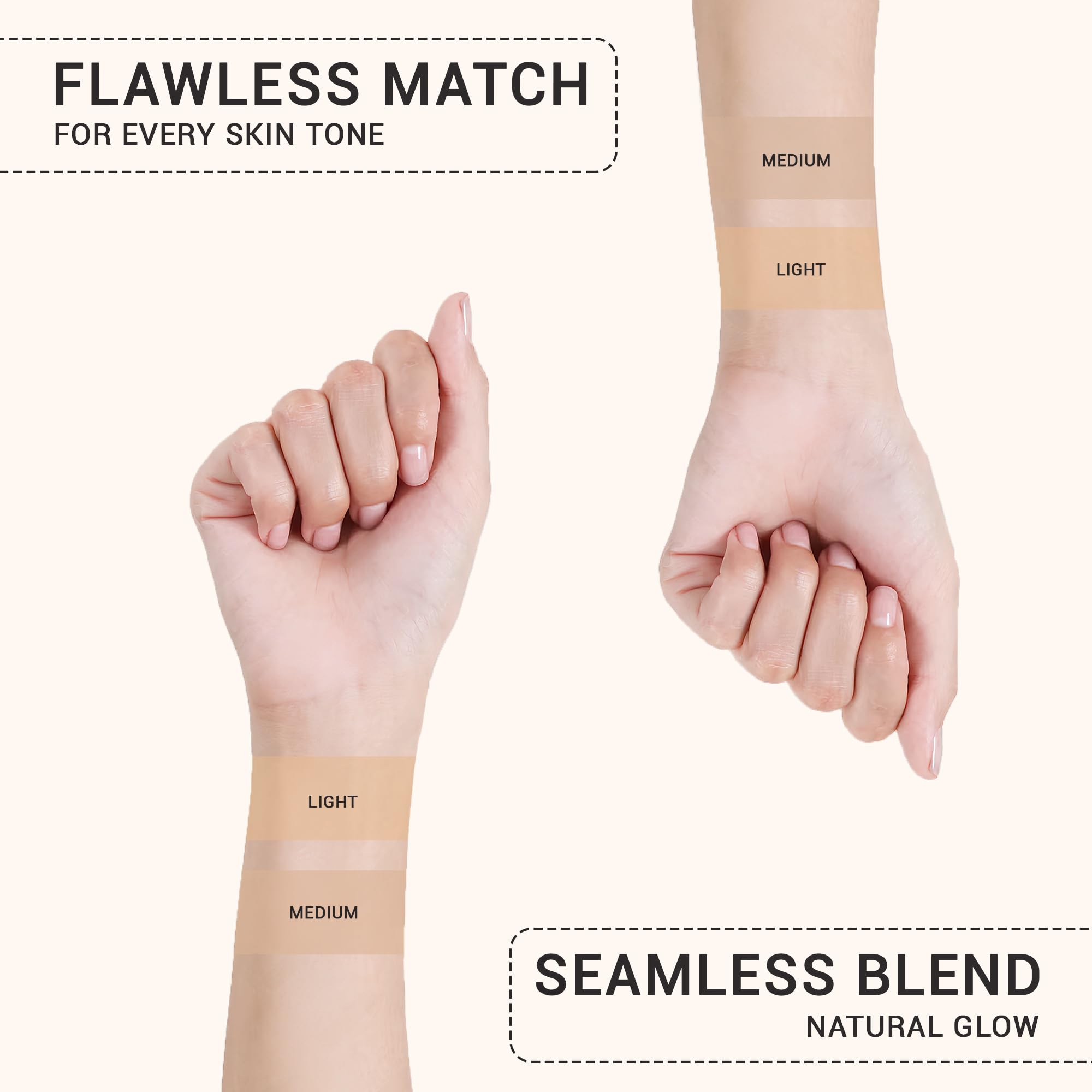Flawless Radiance By Luxe Blend Lx Blend Bye Bye Foundation Oil-Free Matte Coverage Moisturizer SPF 50 (Light) 1 oz