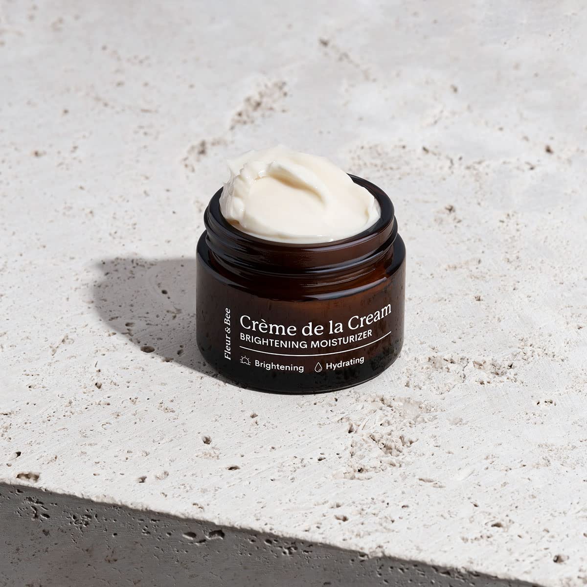 FLEUR & BEE Brightening Moisturizer – 100% Vegan Vitamin C Anti-Aging Cream | Dark Spots & Wrinkles