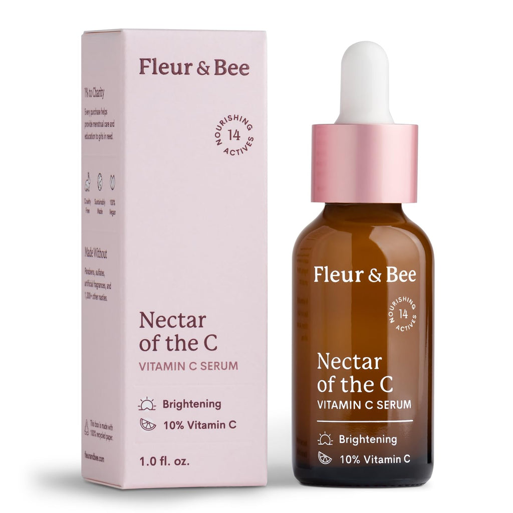 Nectar of the C Vitamin C Serum with Hyaluronic Acid - 10% Vitamin C | Fleur & Bee
