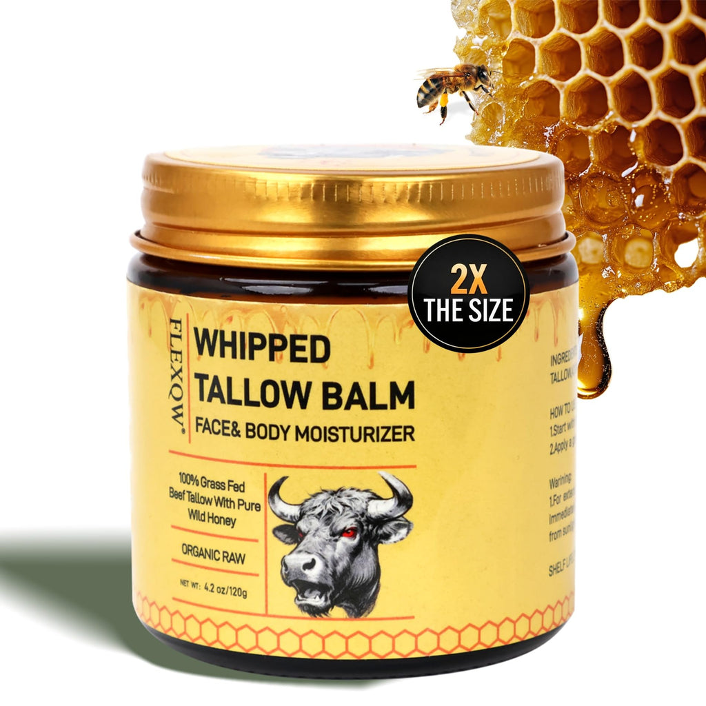 FLEXQW Bee Venom Cream – 1 Pack, 7x Moisture, Grass-Fed Tallow, All-in-One Skin Moisturizer