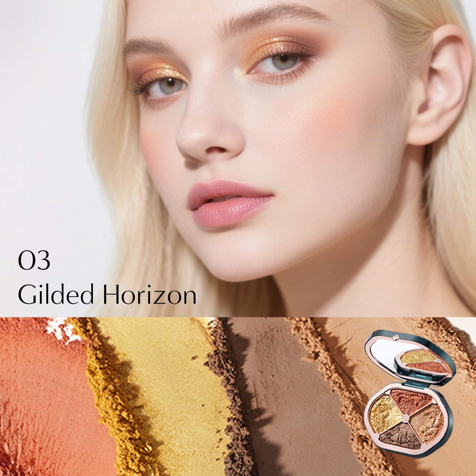 FLORASIS Constellation Floral Engraving Contour Palette – 03 Gilded Horizon