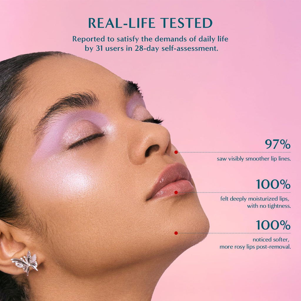 FLORASIS Dewy Touch Tinted Lip Balm Lip Mask – Aromatic Peach (01) | 1 Count