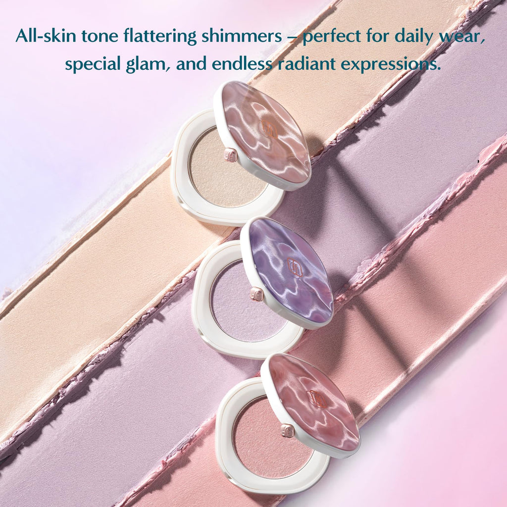 FLORASIS Gentle Waves Aqua Glow Highlighter 03 Lilac Haze – Subtle Radiance