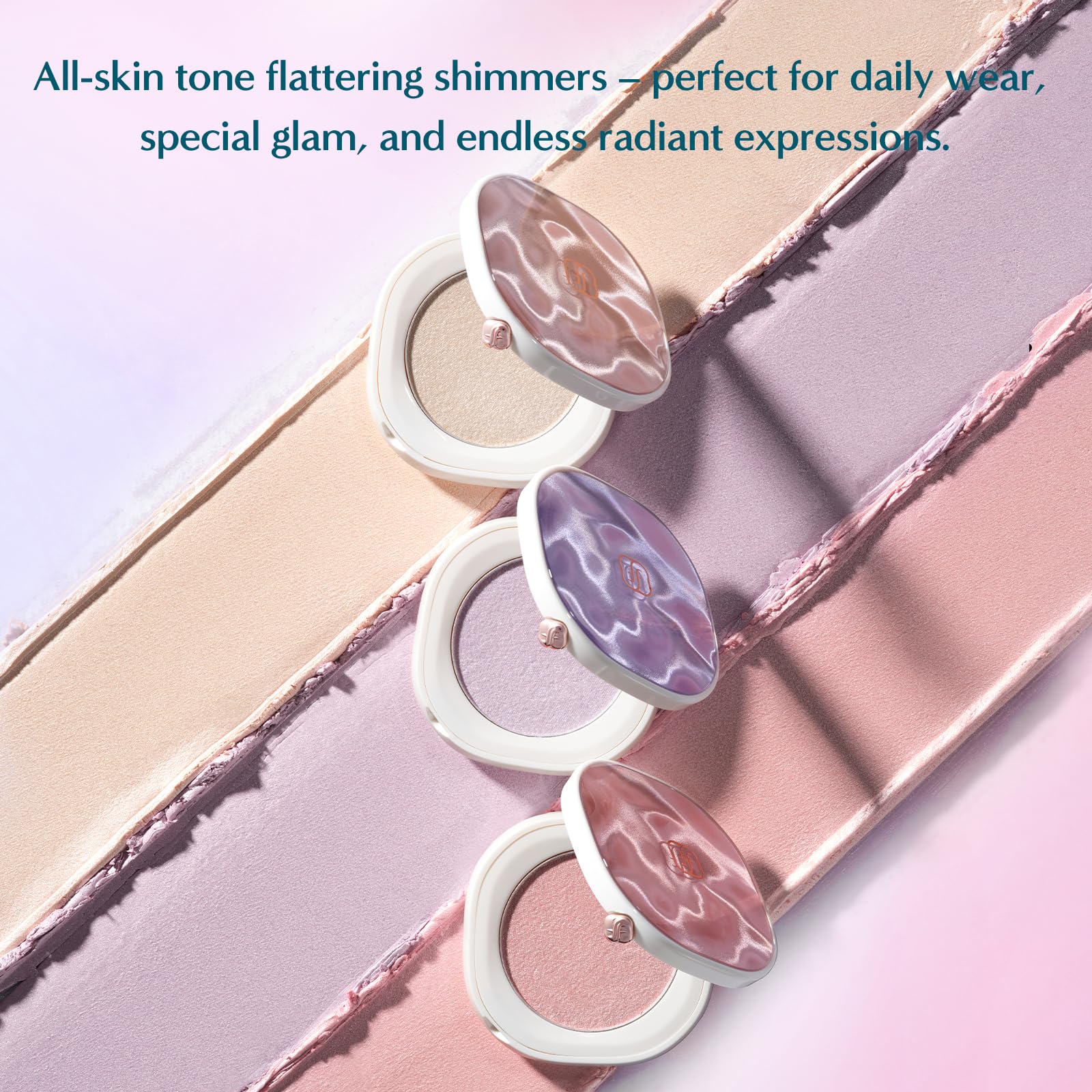 FLORASIS Gentle Waves Aqua Glow Highlighter 03 Lilac Haze – Subtle Radiance