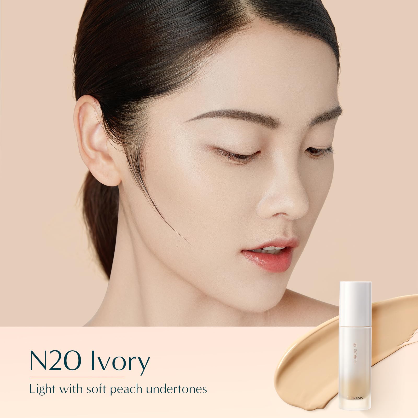 Florasis Serum Touch Longwear Foundation Matte Finish N20 Ivory