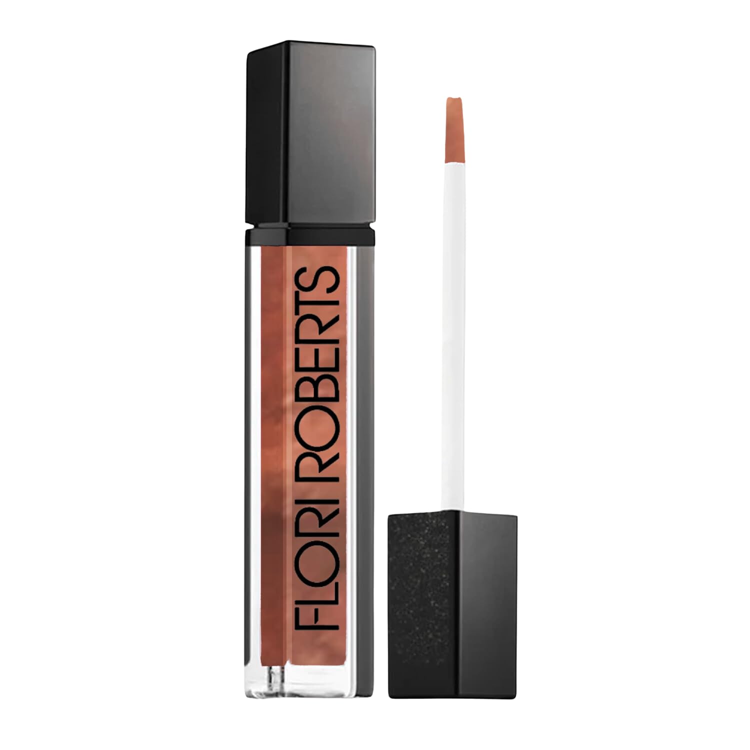 Flori Roberts Mineral Base Lip Shine - Non-Sticky, Long-Wear Lip Gloss for Deep Skin Tones