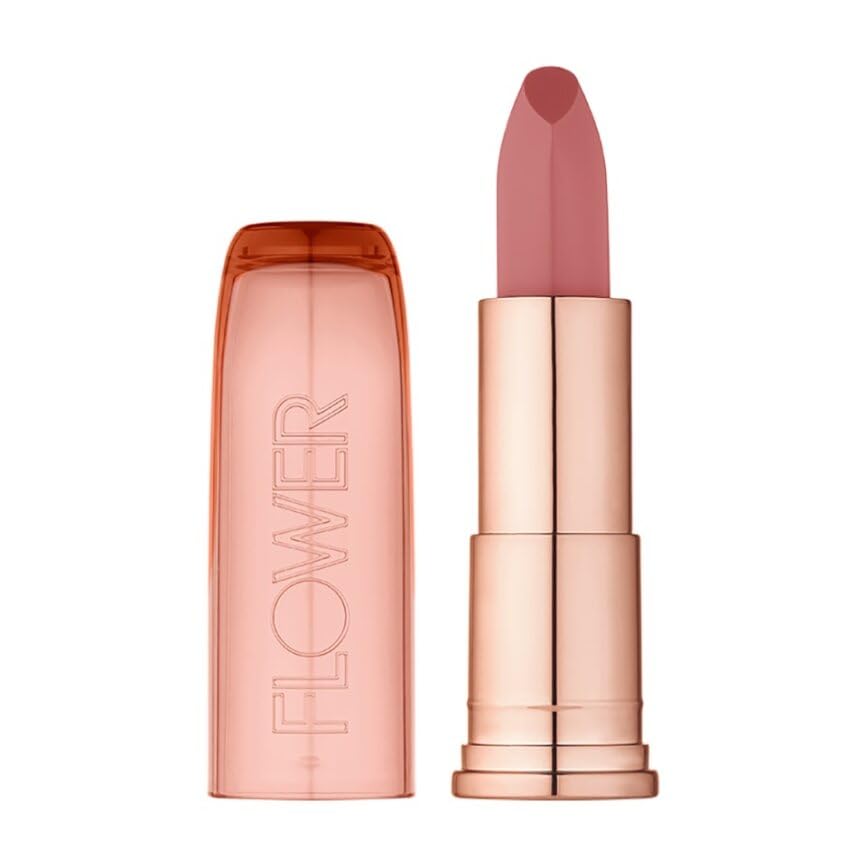 FLOWER Beauty Perfect Pout Lipstick Buttercup – Hydrating, Buildable Color, Cruelty-Free & Vegan