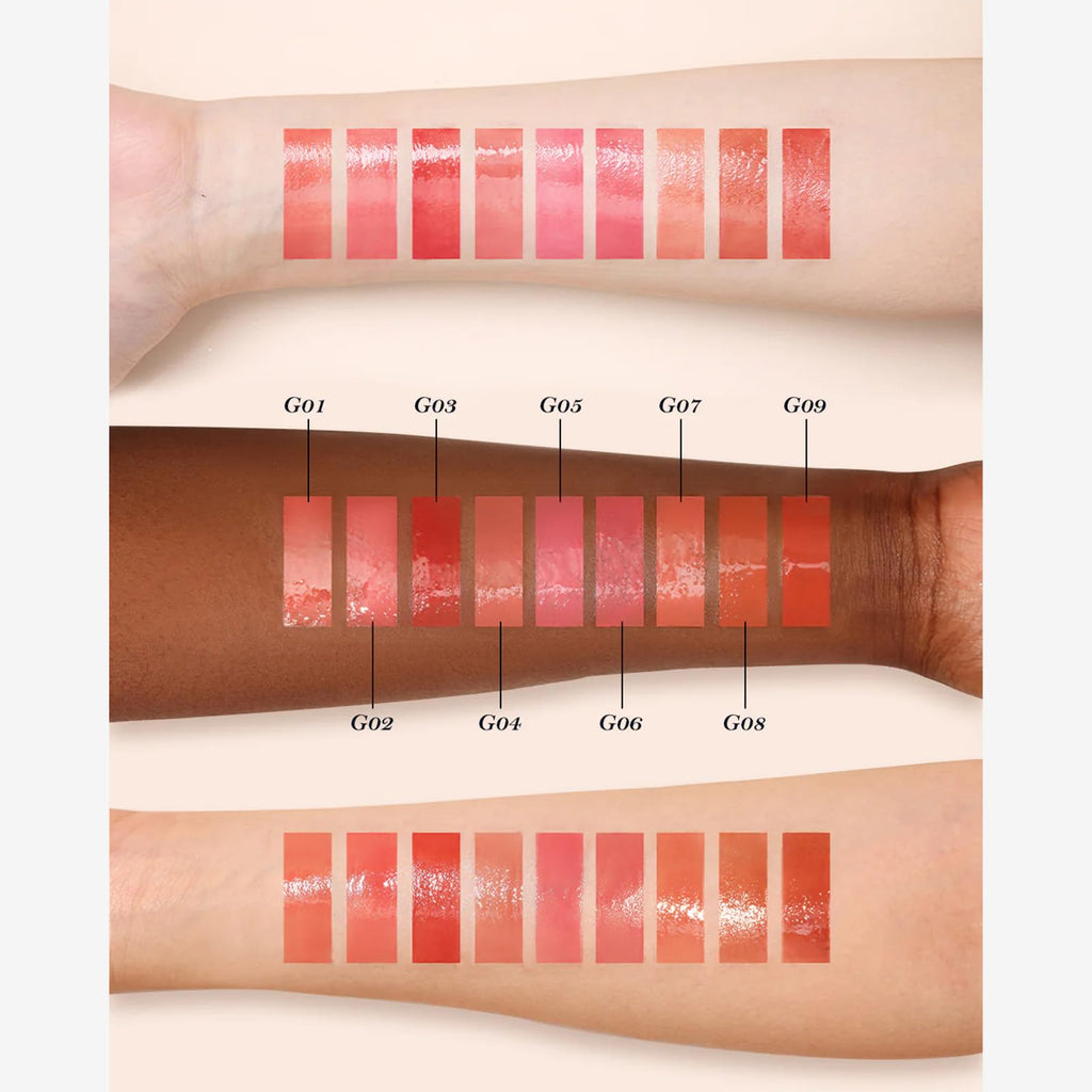 Flower Knows Midsummer Fairytales Lip Lacquer – Glowy Hydrating Tint, Vegan & Cruelty-Free, 0.17 Fl Oz (G02 Little Flower Fairy)