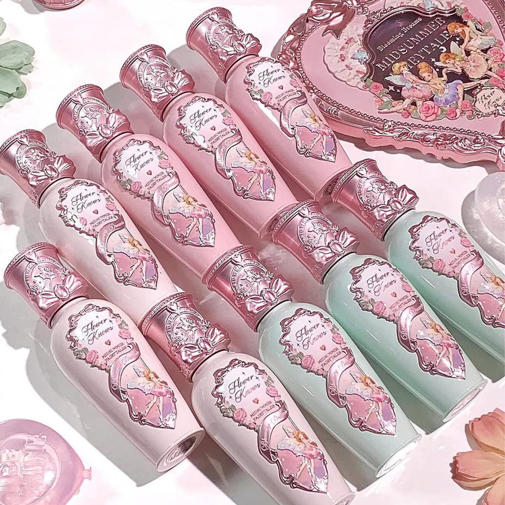 Flower Knows Midsummer Fairytales Lip Lacquer – Glowy Hydrating Tint, Vegan & Cruelty-Free, 0.17 Fl Oz (G02 Little Flower Fairy)