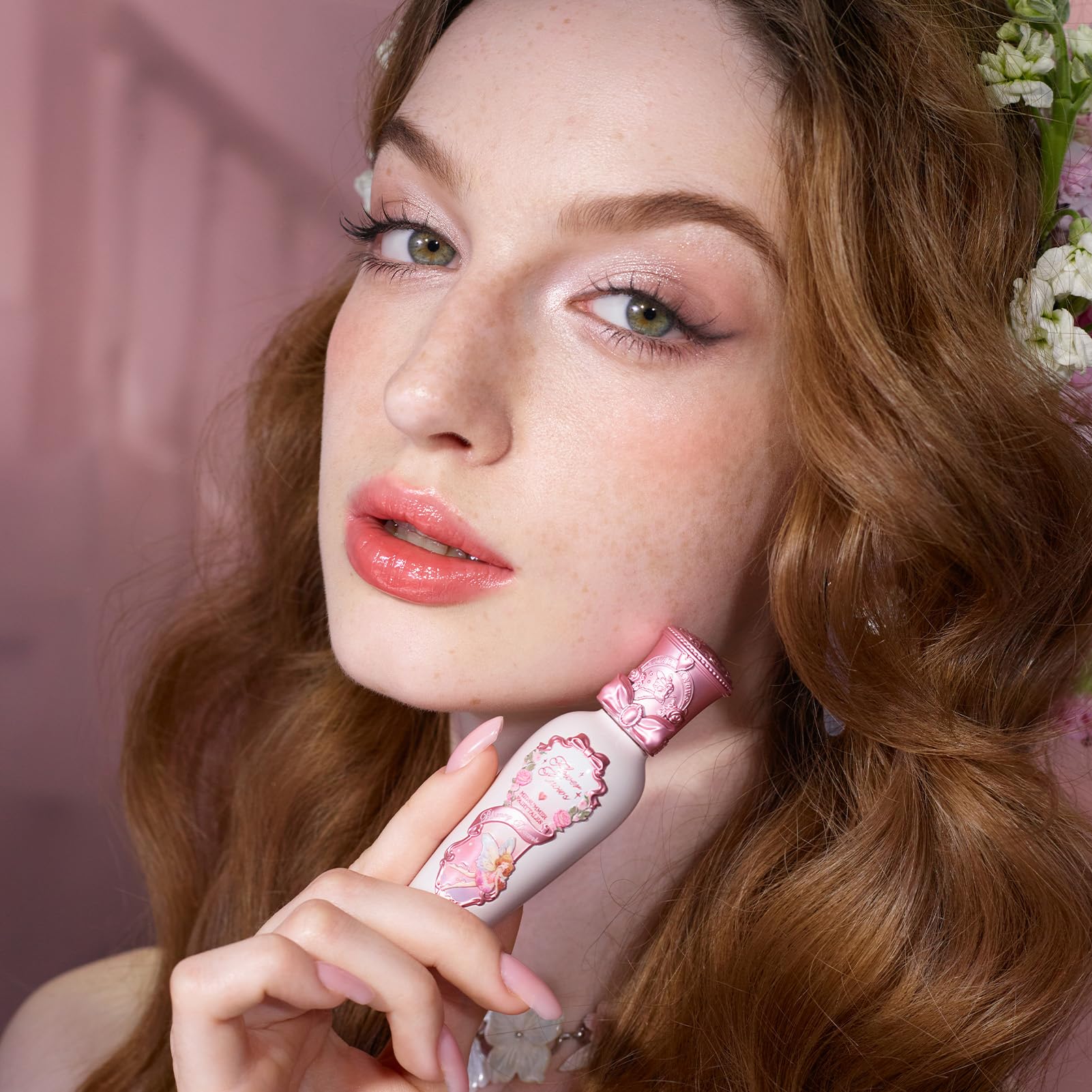 Flower Knows Midsummer Fairytales Lip Lacquer – Glowy Hydrating Tint, Vegan & Cruelty-Free, 0.17 Fl Oz (G02 Little Flower Fairy)