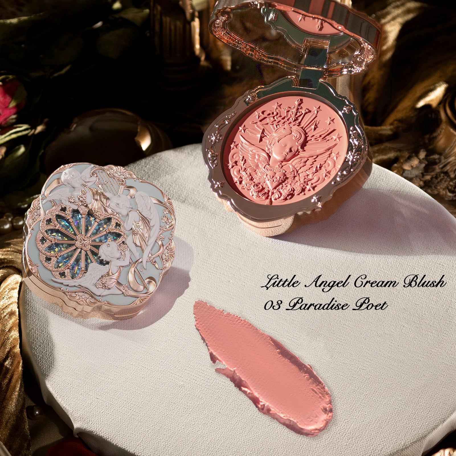 Flower Knows Little Angel Cream Blush – Warm Pink Hydration, Buildable & Blendable (0.21 oz)