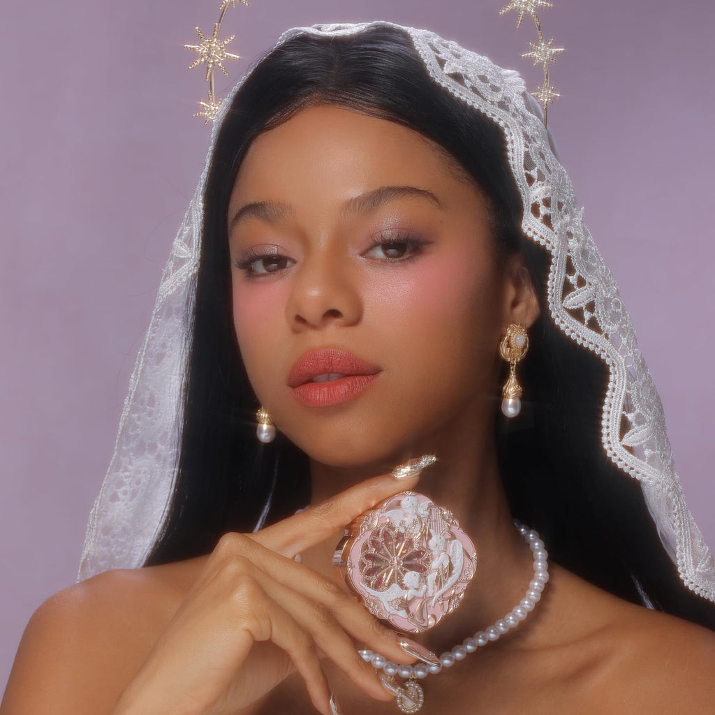 Flower Knows Little Angel Cream Blush – Warm Pink Hydrating Cheek Color, Buildable & Blendable
