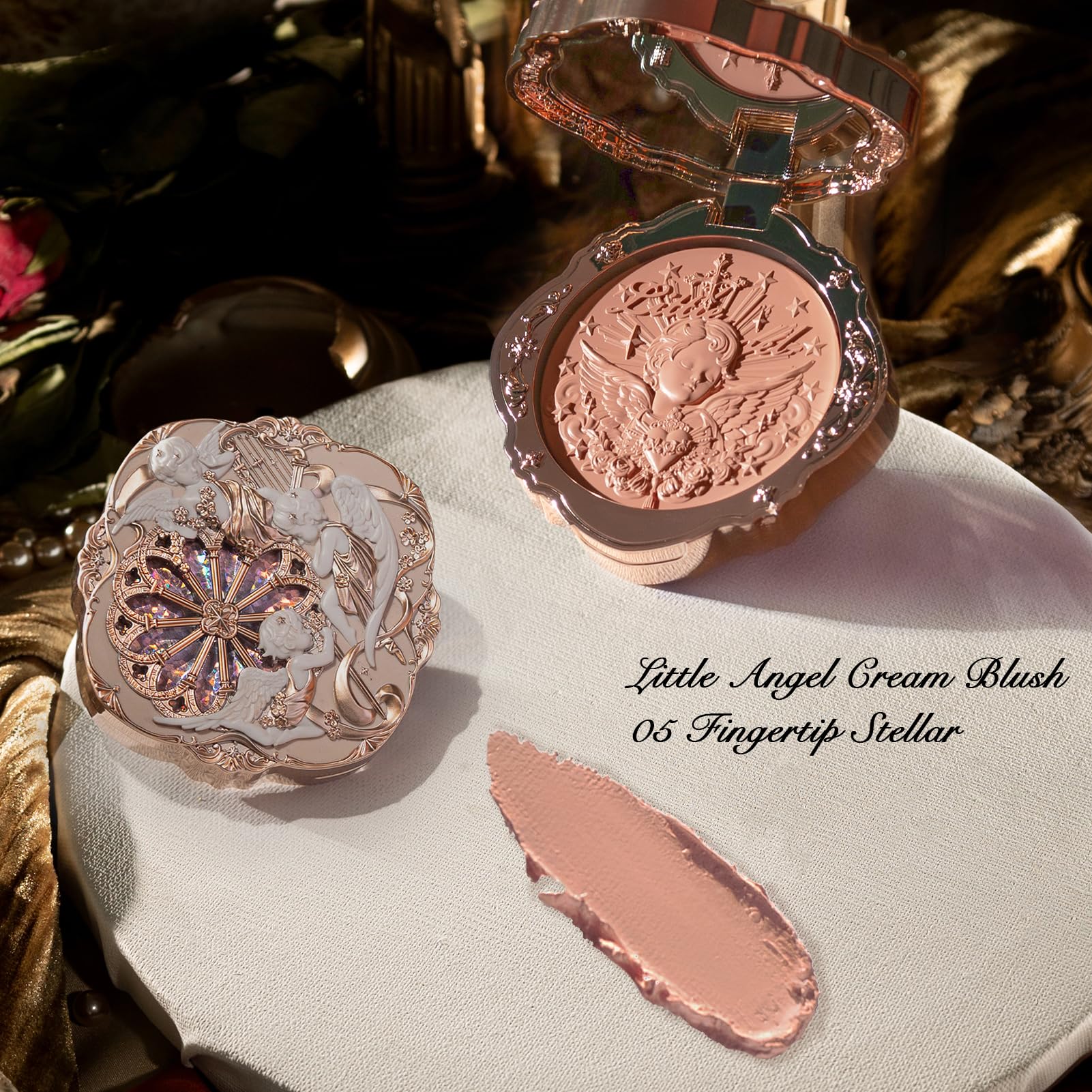 Flower Knows Little Angel Cream Blush – Sany Nude Hydrating Cheek Color