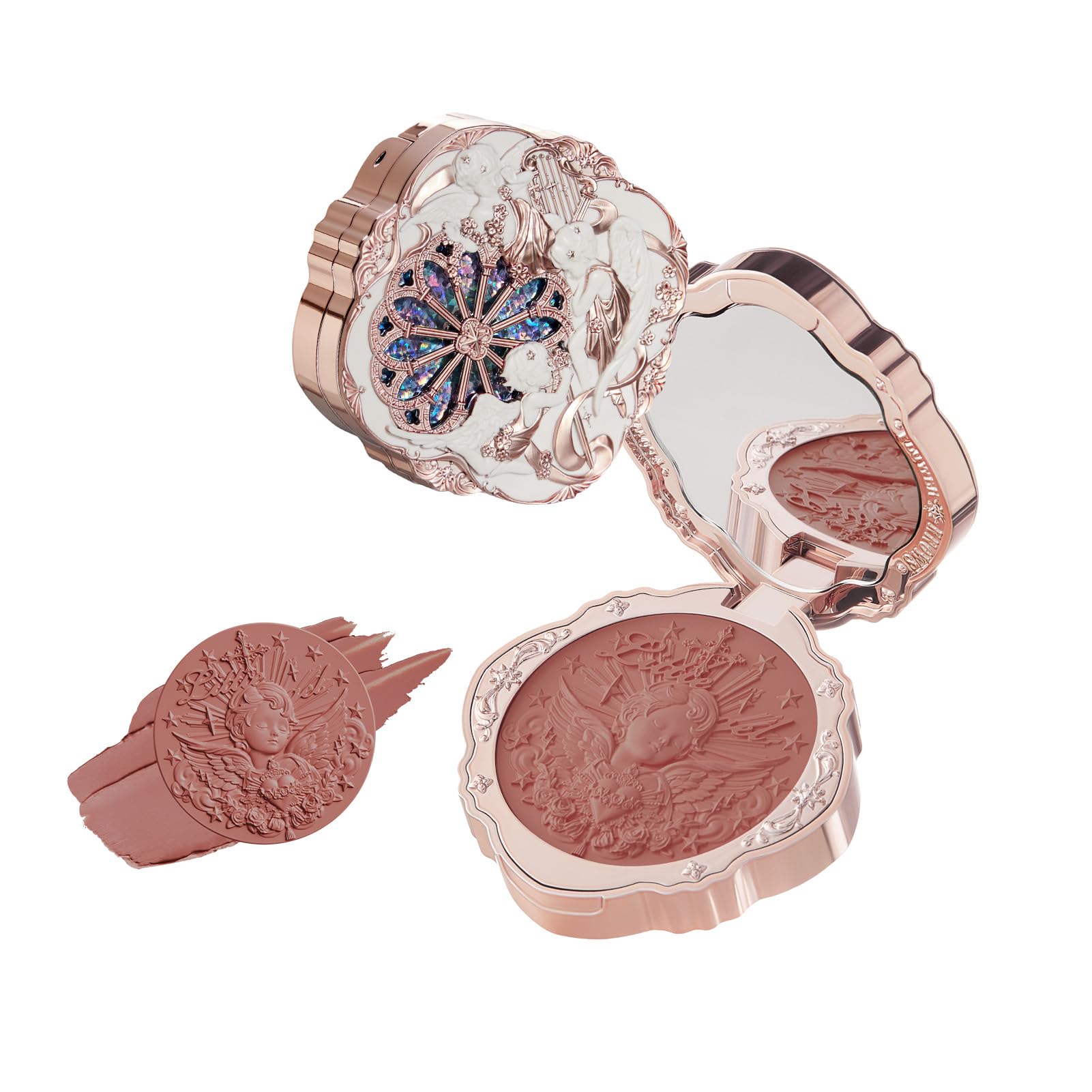 Flower Knows Little Angel Cream Blush – Hydrating Buildable Tint in Flaming Heart