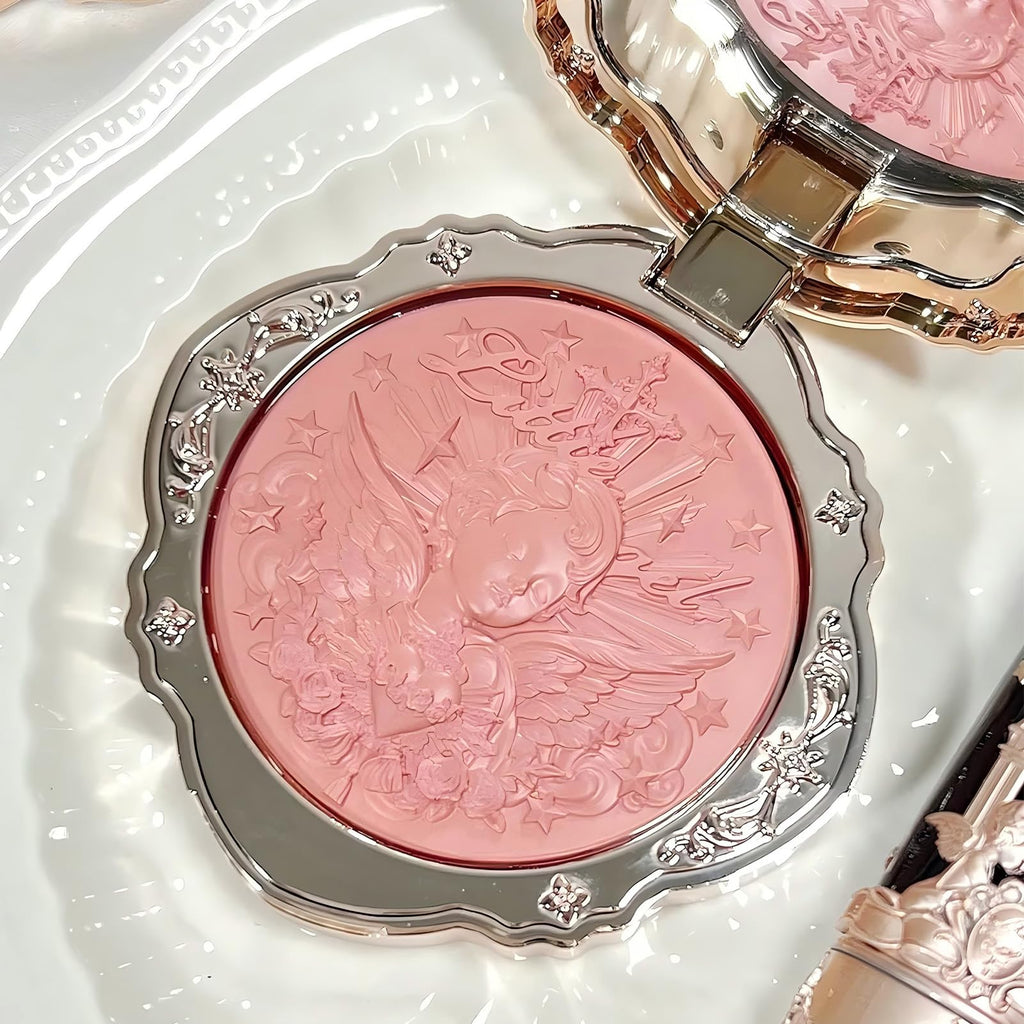 Flower Knows Little Angel Cream Blush – Warm Pink, Buildable & Blendable Dewy Cheek Color