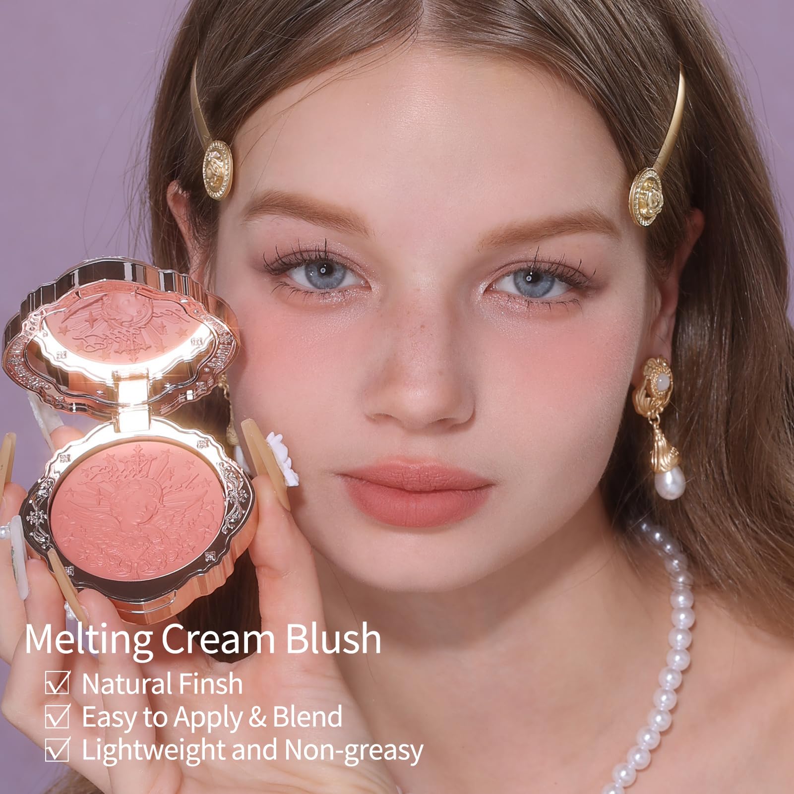 Flower Knows Little Angel Cream Blush – Warm Pink Hydration, Buildable & Blendable (0.21 oz)